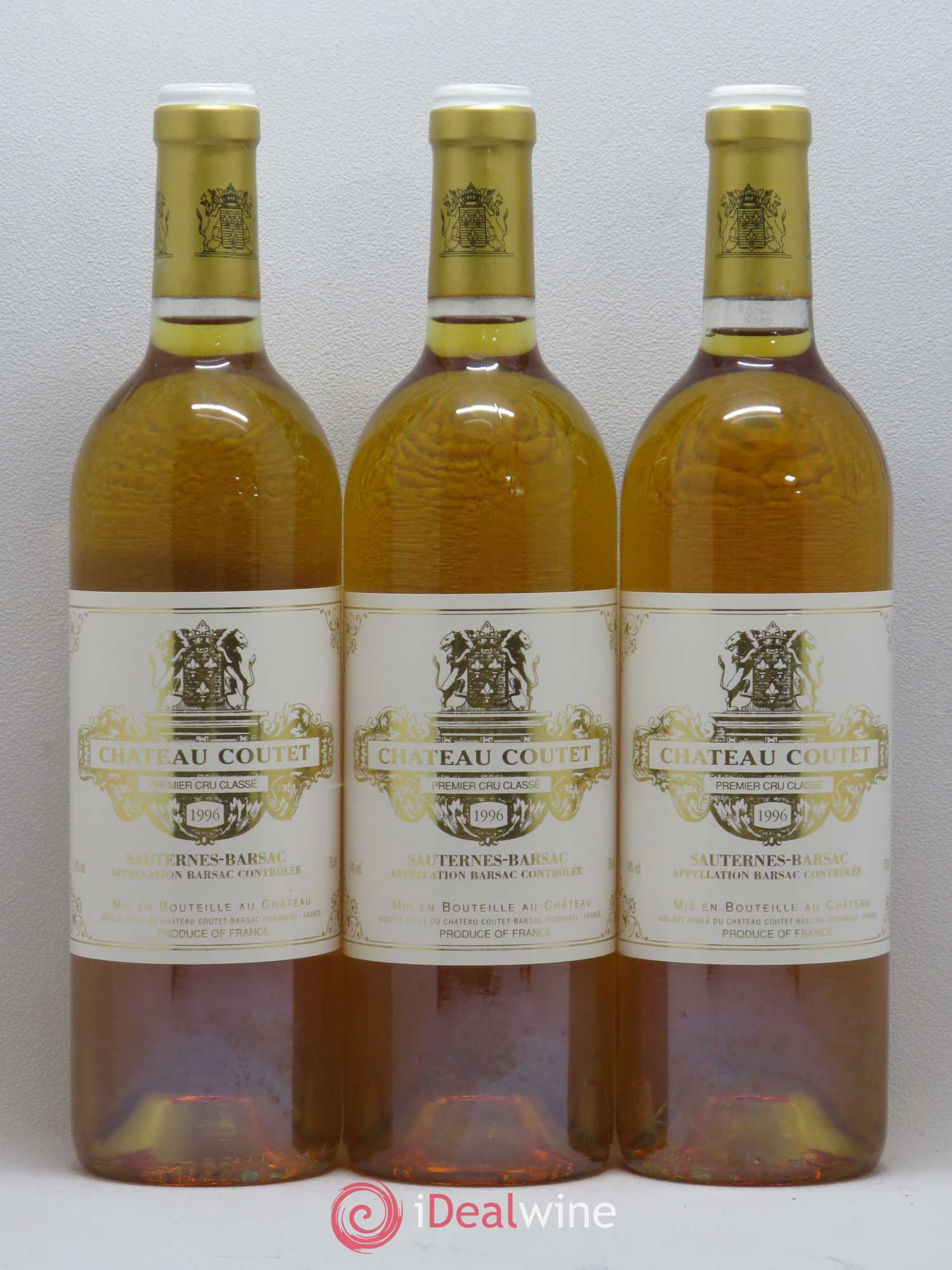 Château Coutet 1er Grand Cru Classé 1996 - Lotto di 12 bottiglie - 3