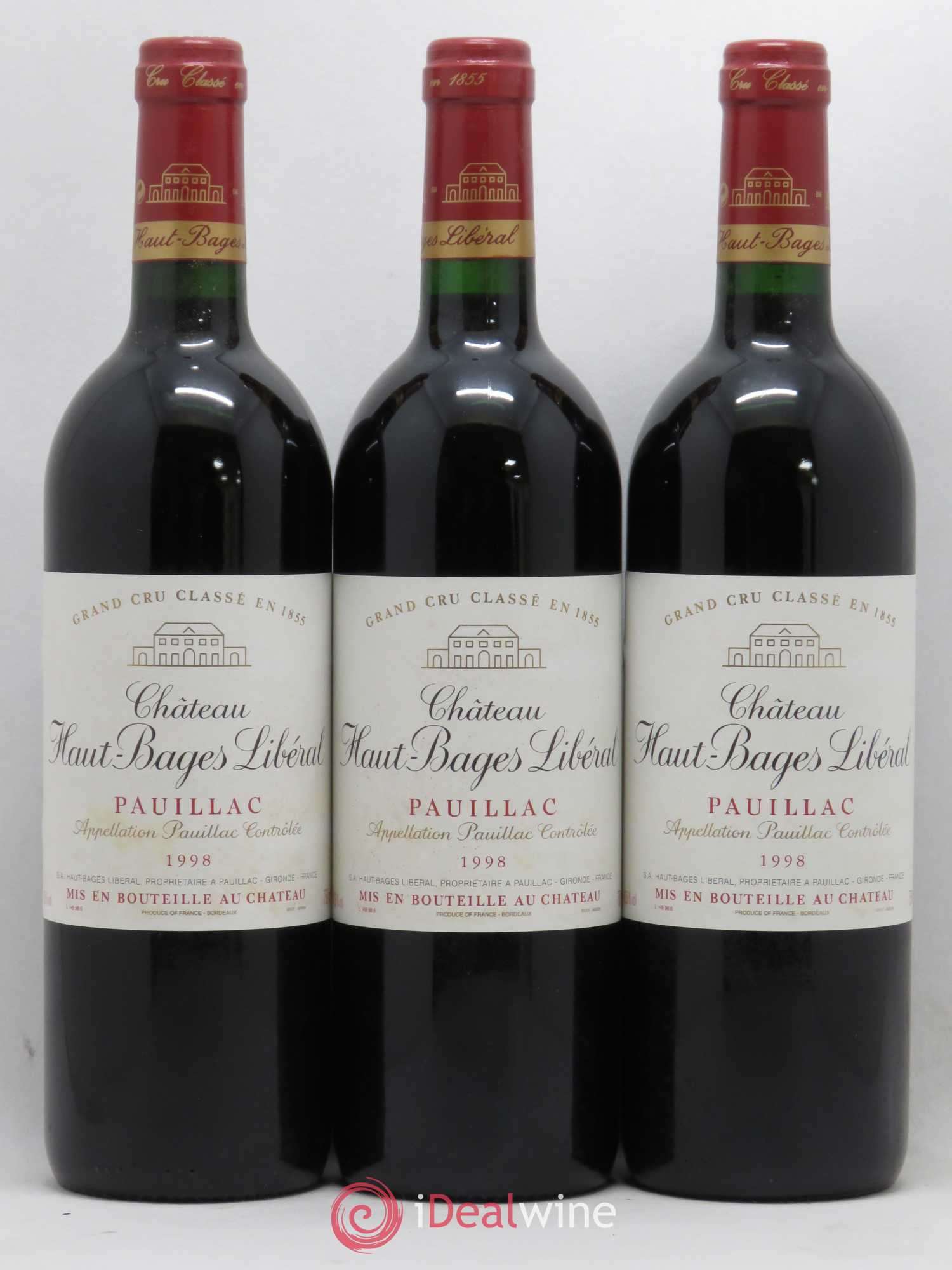 Château Haut Bages Libéral 5ème Grand Cru Classé 1998 - Lot de 12 bouteilles - 4