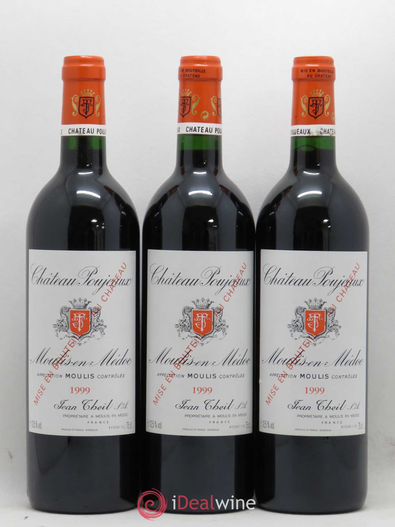 Château Poujeaux 1999 - Lot de 12 bouteilles - 3