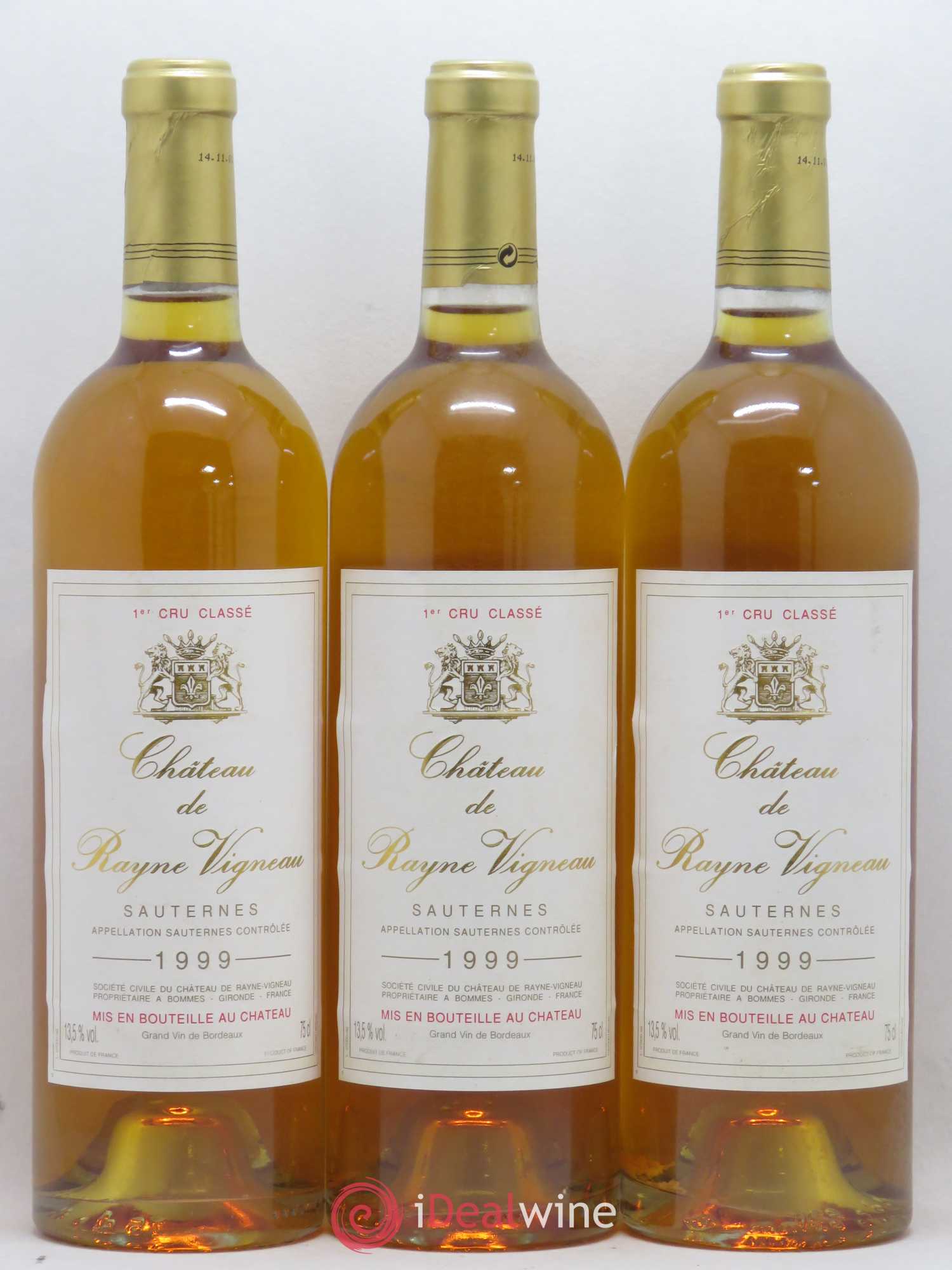 Château de Rayne Vigneau 1er Grand Cru Classé 1999 - Lotto di 12 bottiglie - 2