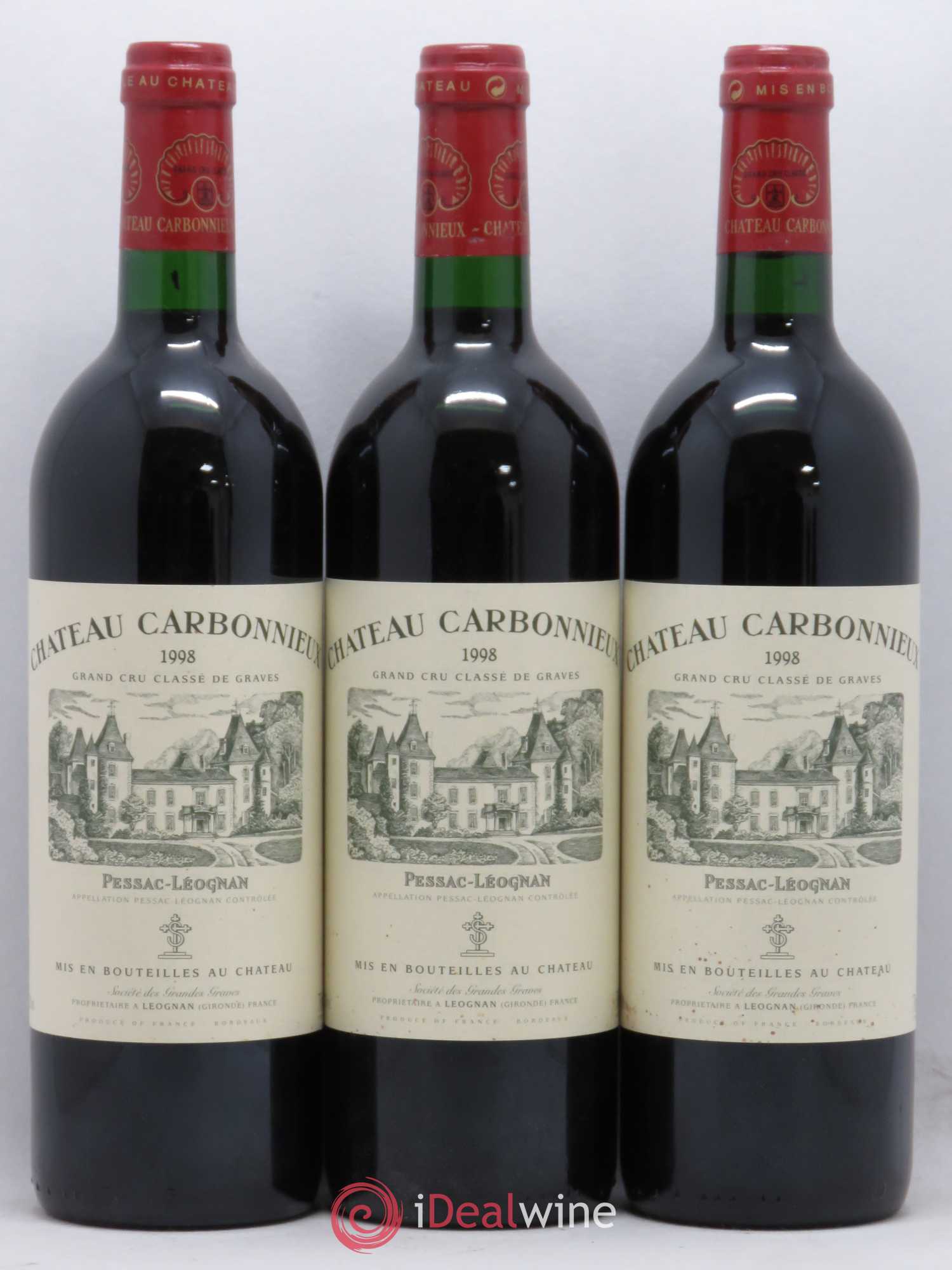 Château Carbonnieux Cru Classé de Graves 1998 - Lotto di 12 bottiglie - 4