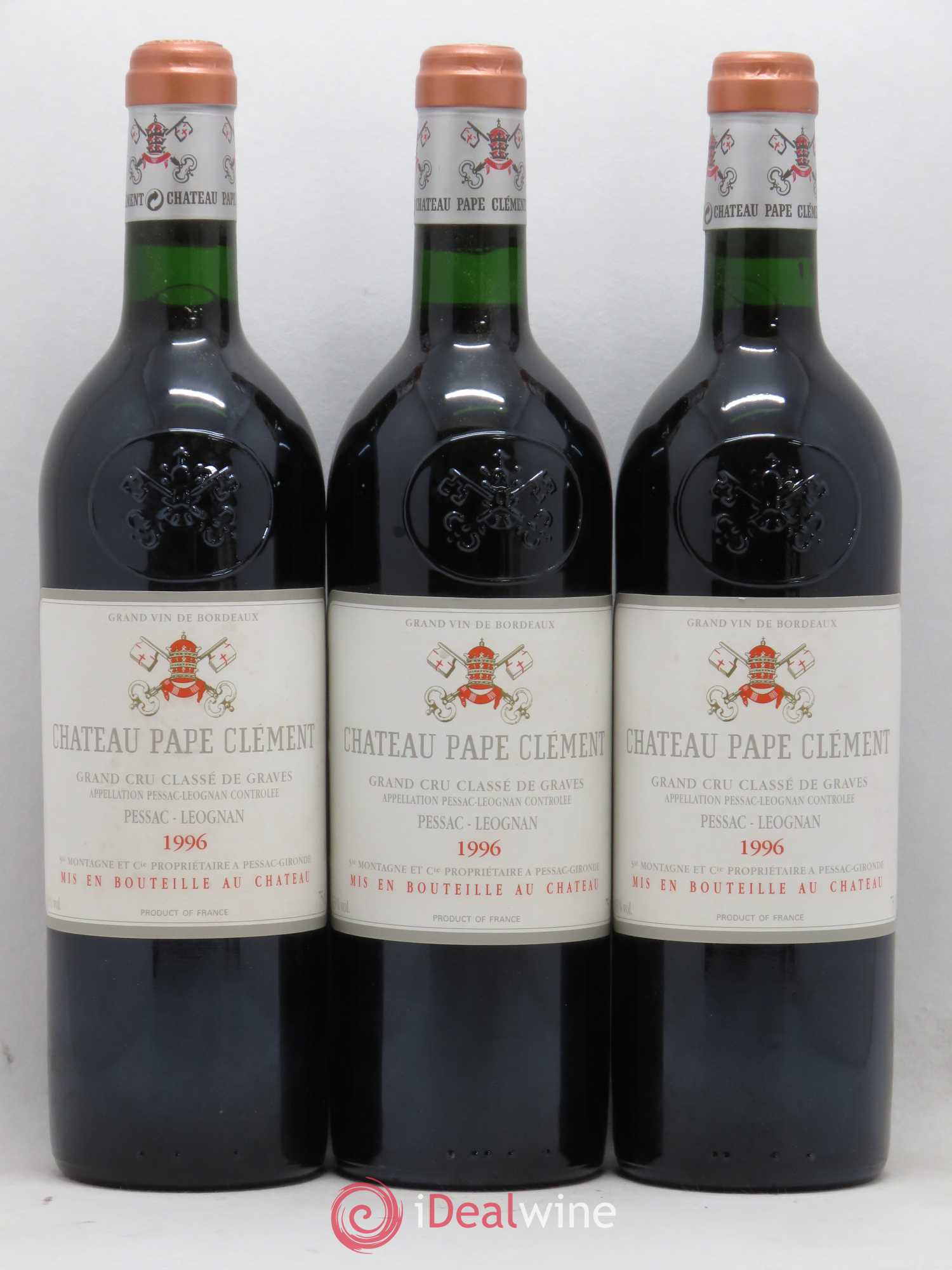 Château Pape Clément Cru Classé de Graves 1996 - Lot de 12 bouteilles - 2