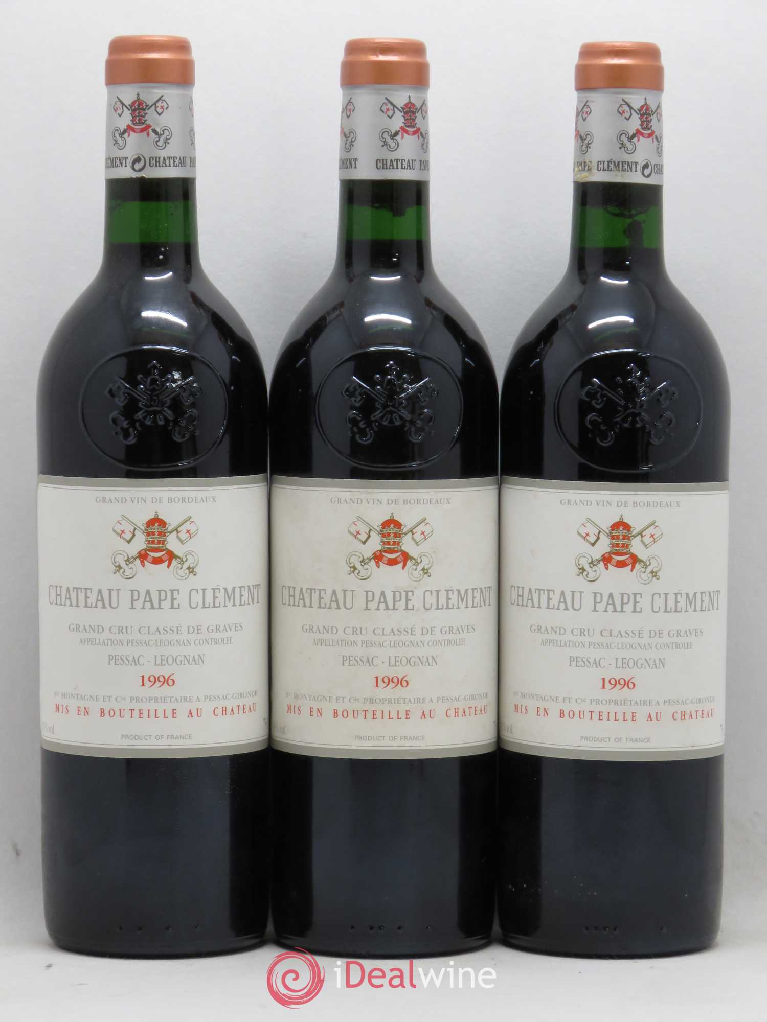 Château Pape Clément Cru Classé de Graves 1996 - Lot de 12 bouteilles - 3