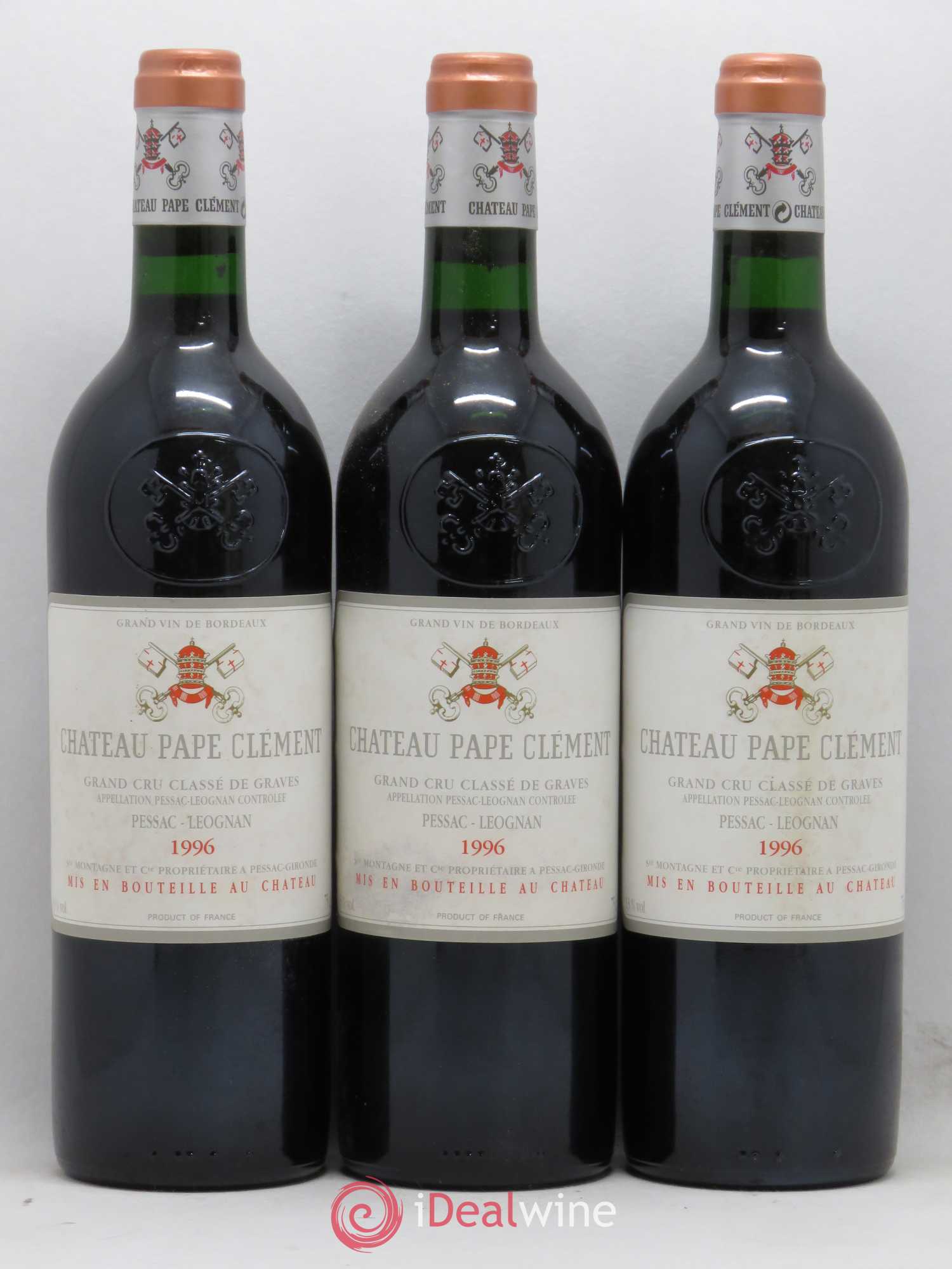 Château Pape Clément Cru Classé de Graves 1996 - Lot de 12 bouteilles - 4