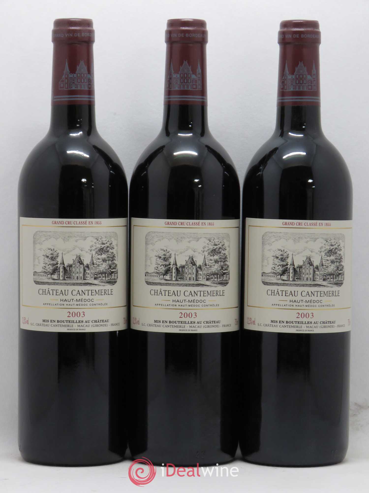 Château Cantemerle 5ème Grand Cru Classé 2003 - Lot de 12 bouteilles - 3