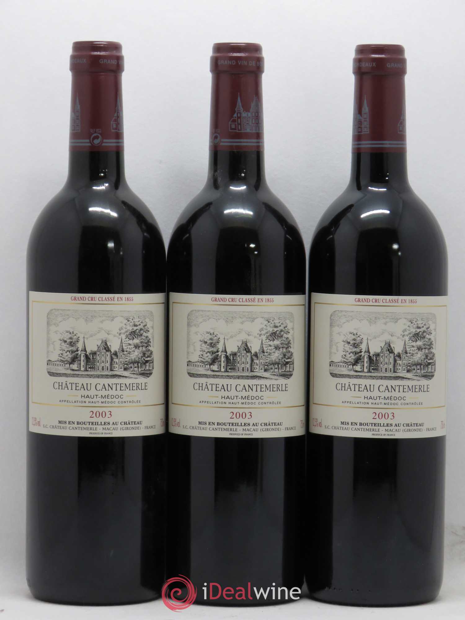 Château Cantemerle 5ème Grand Cru Classé 2003 - Lot de 12 bouteilles - 4