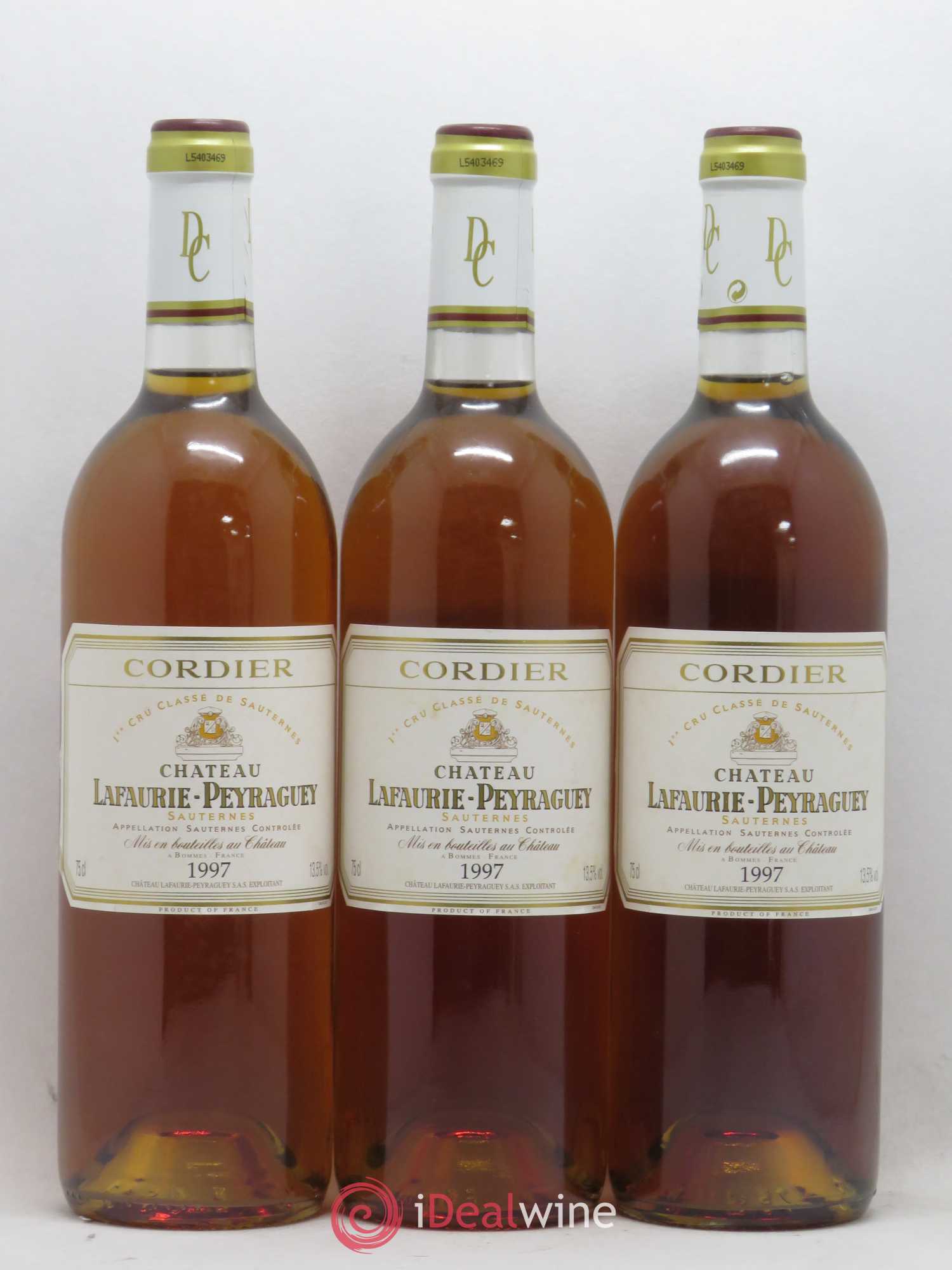 Château Lafaurie-Peyraguey 1er Grand Cru Classé 1997 - Lotto di 12 bottiglie - 1