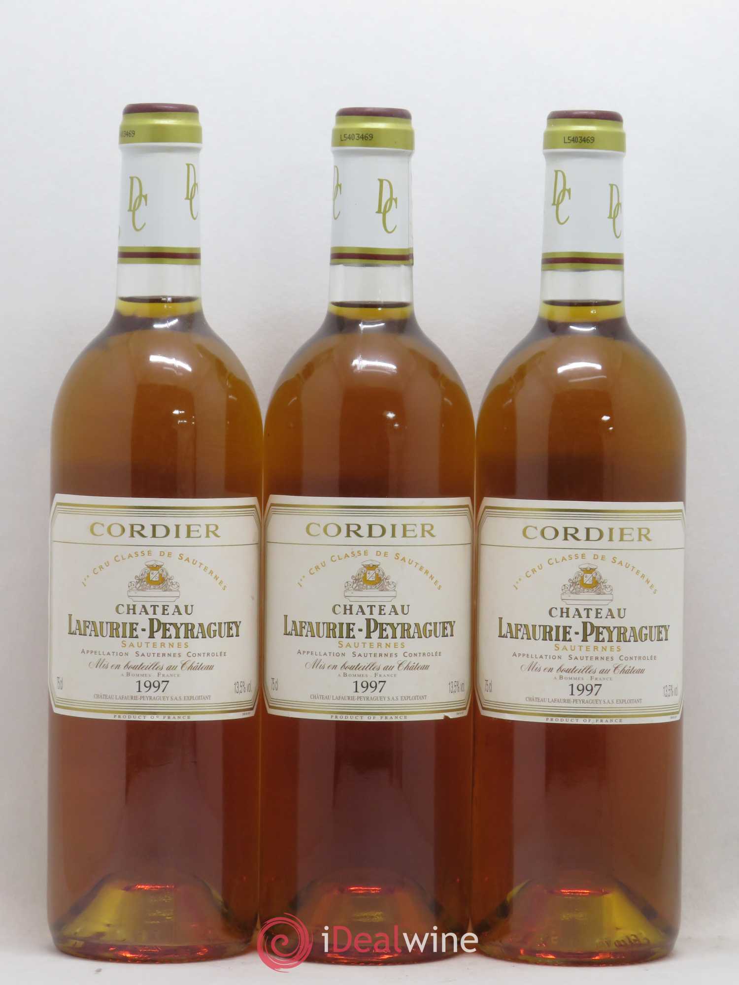 Château Lafaurie-Peyraguey 1er Grand Cru Classé 1997 - Lotto di 12 bottiglie - 3
