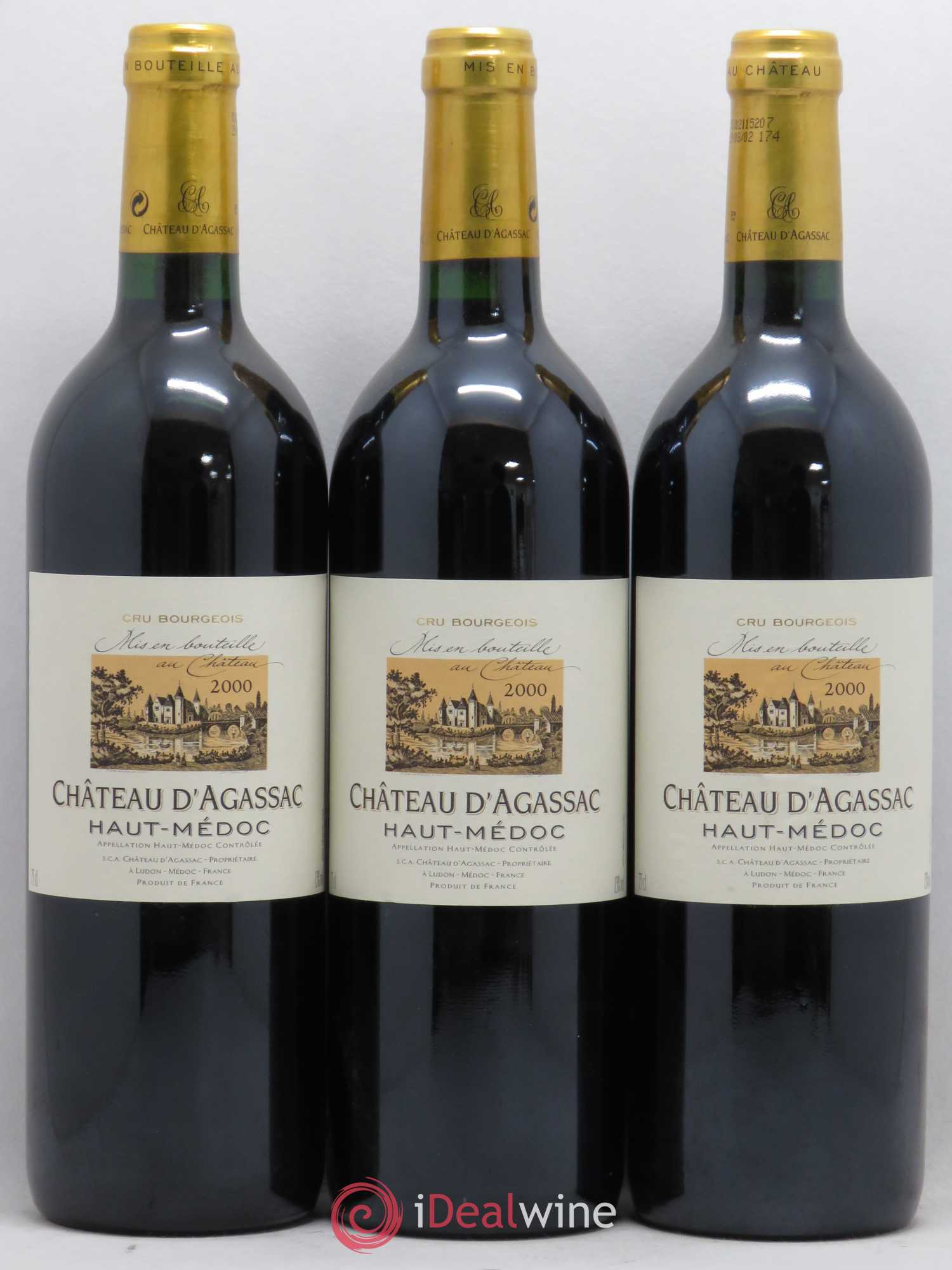 Château d' Agassac Cru Bourgeois 2000 - Lot de 12 bouteilles - 3