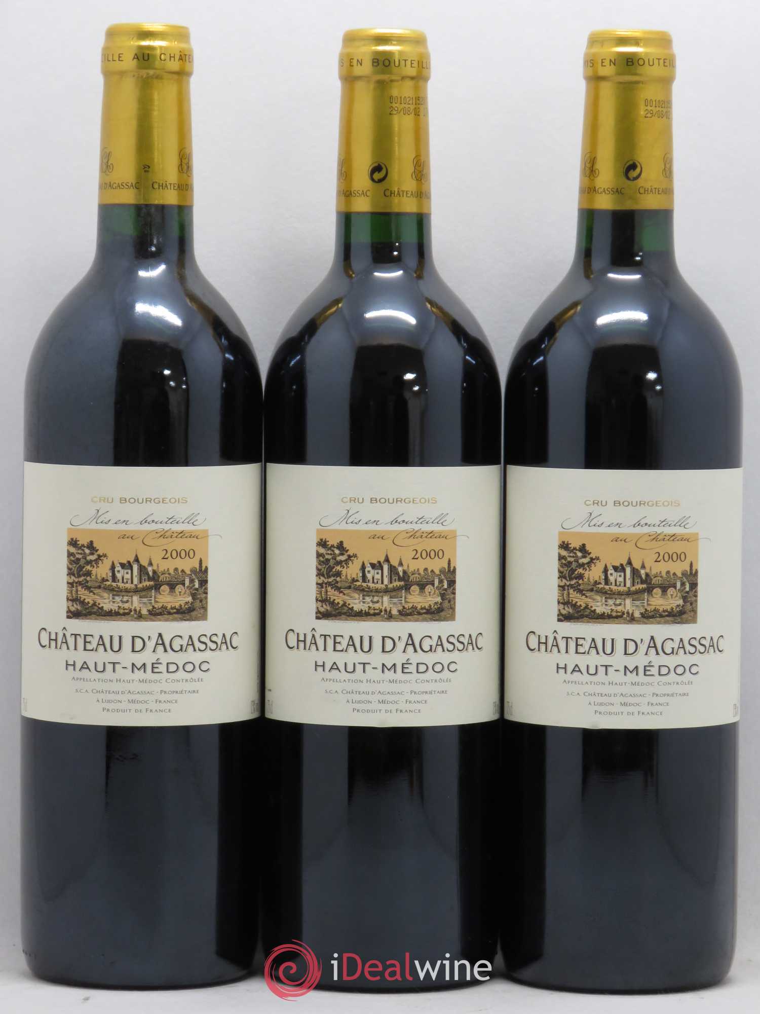 Château d' Agassac Cru Bourgeois 2000 - Lot de 12 bouteilles - 4