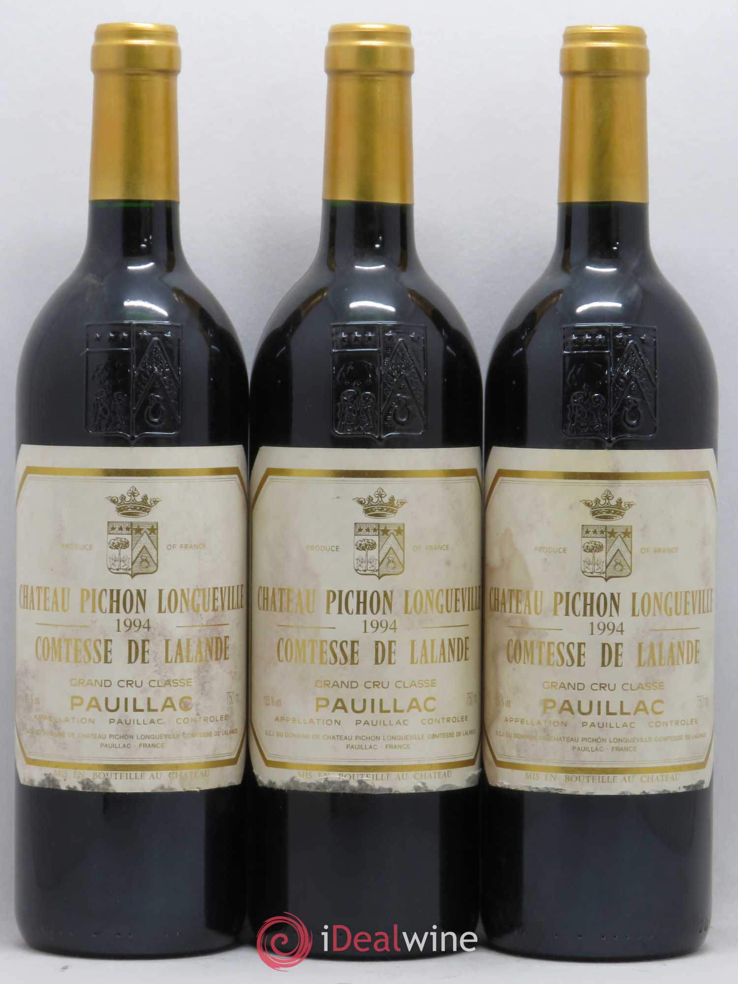 Château Pichon Longueville Comtesse de Lalande 2ème Grand Cru Classé 1994 - Lot de 12 bouteilles - 1