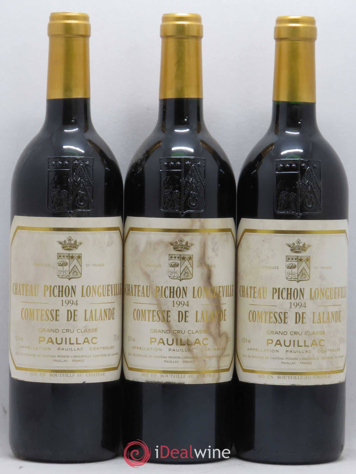 Château Pichon Longueville Comtesse de Lalande 2ème Grand Cru Classé 1994 - Lot de 12 bouteilles - 3