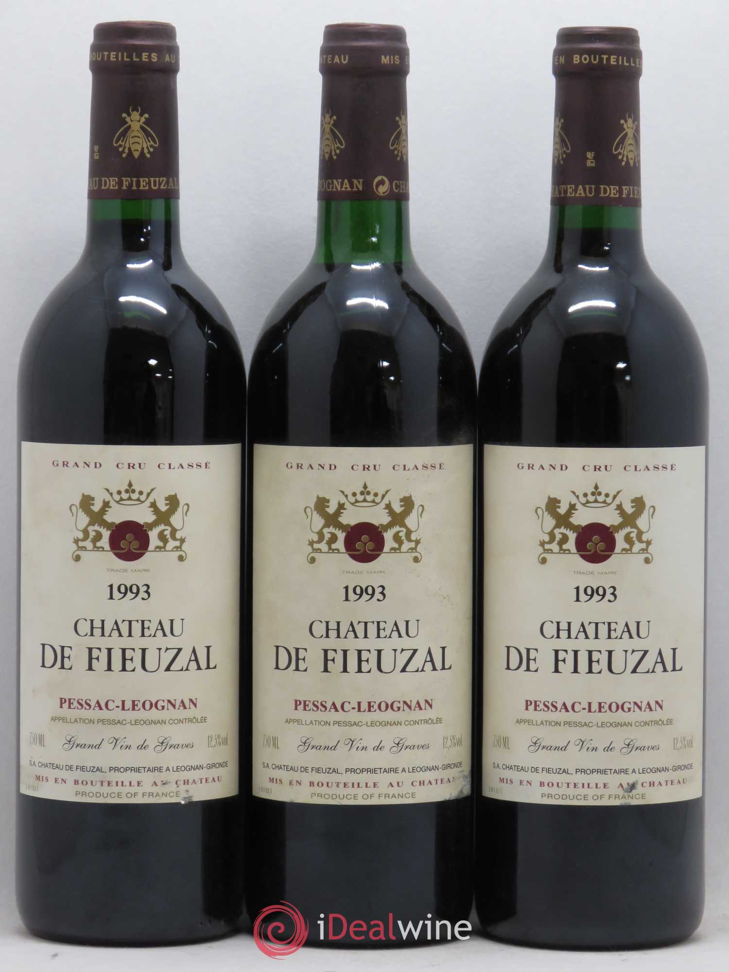 Château de Fieuzal Cru Classé de Graves 1993 - Lot de 12 bouteilles - 4