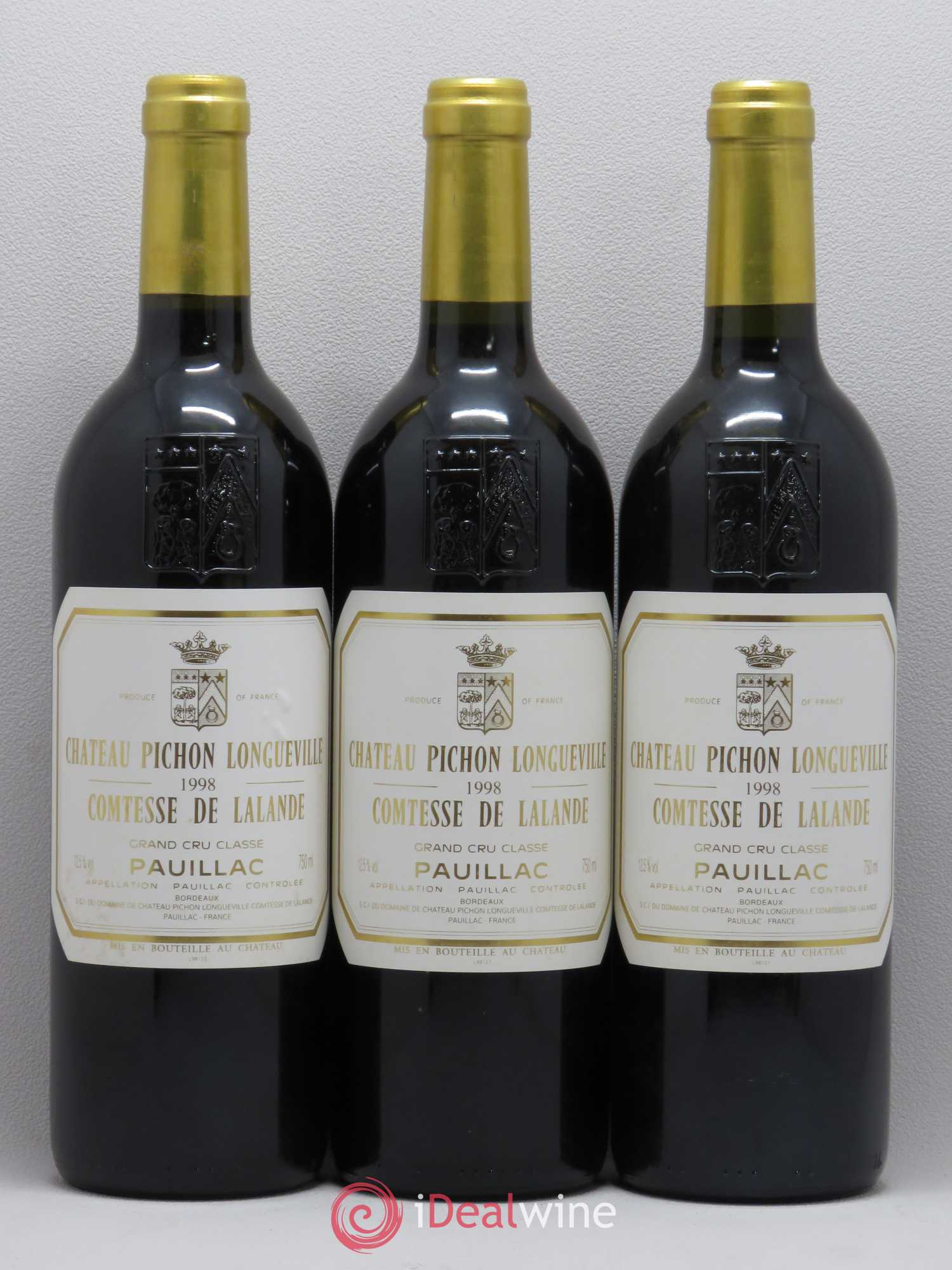 Château Pichon Longueville Comtesse de Lalande 2ème Grand Cru Classé 1998 - Lot de 12 bouteilles - 2