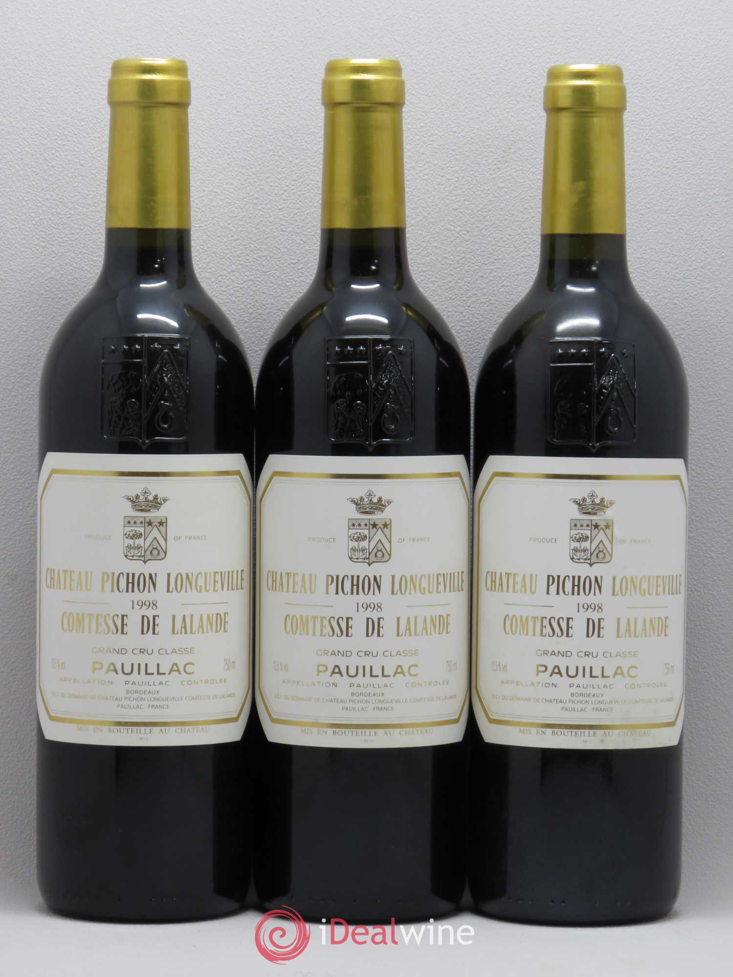 Château Pichon Longueville Comtesse de Lalande 2ème Grand Cru Classé 1998 - Lot de 12 bouteilles - 4