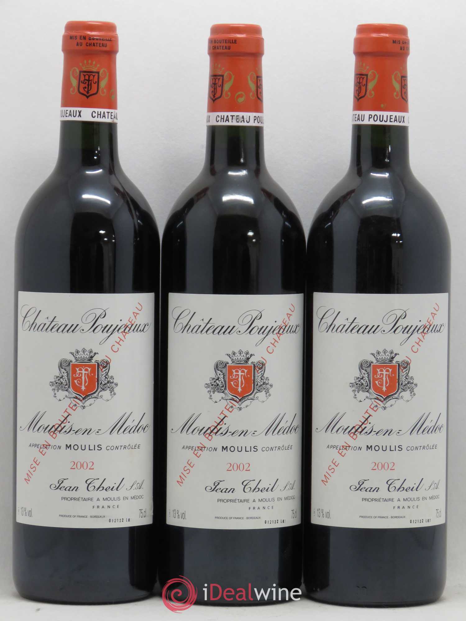 Château Poujeaux 2002 - Lot de 12 bouteilles - 2