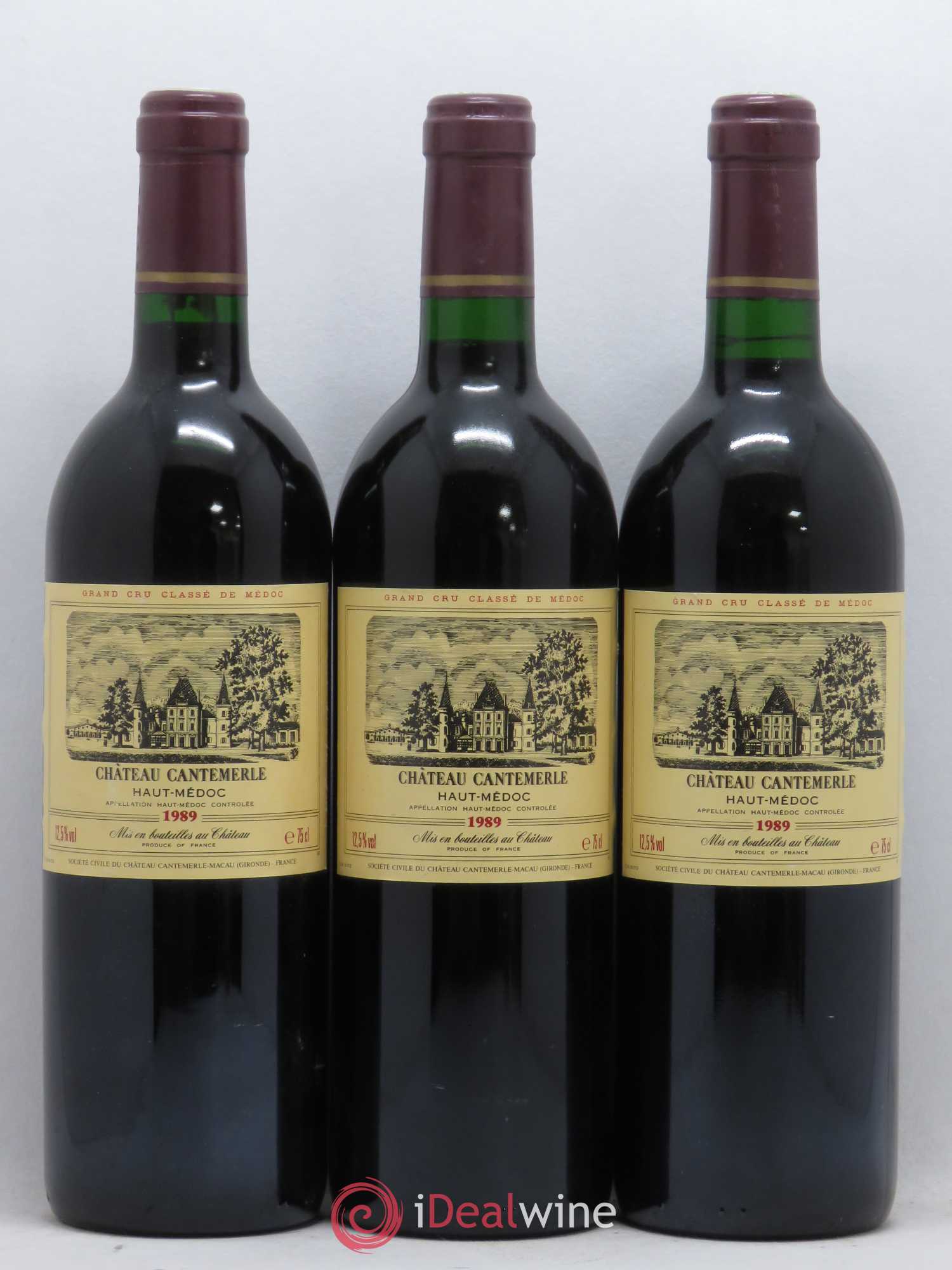 Château Cantemerle 5ème Grand Cru Classé 1989 - Lot de 12 bouteilles - 2