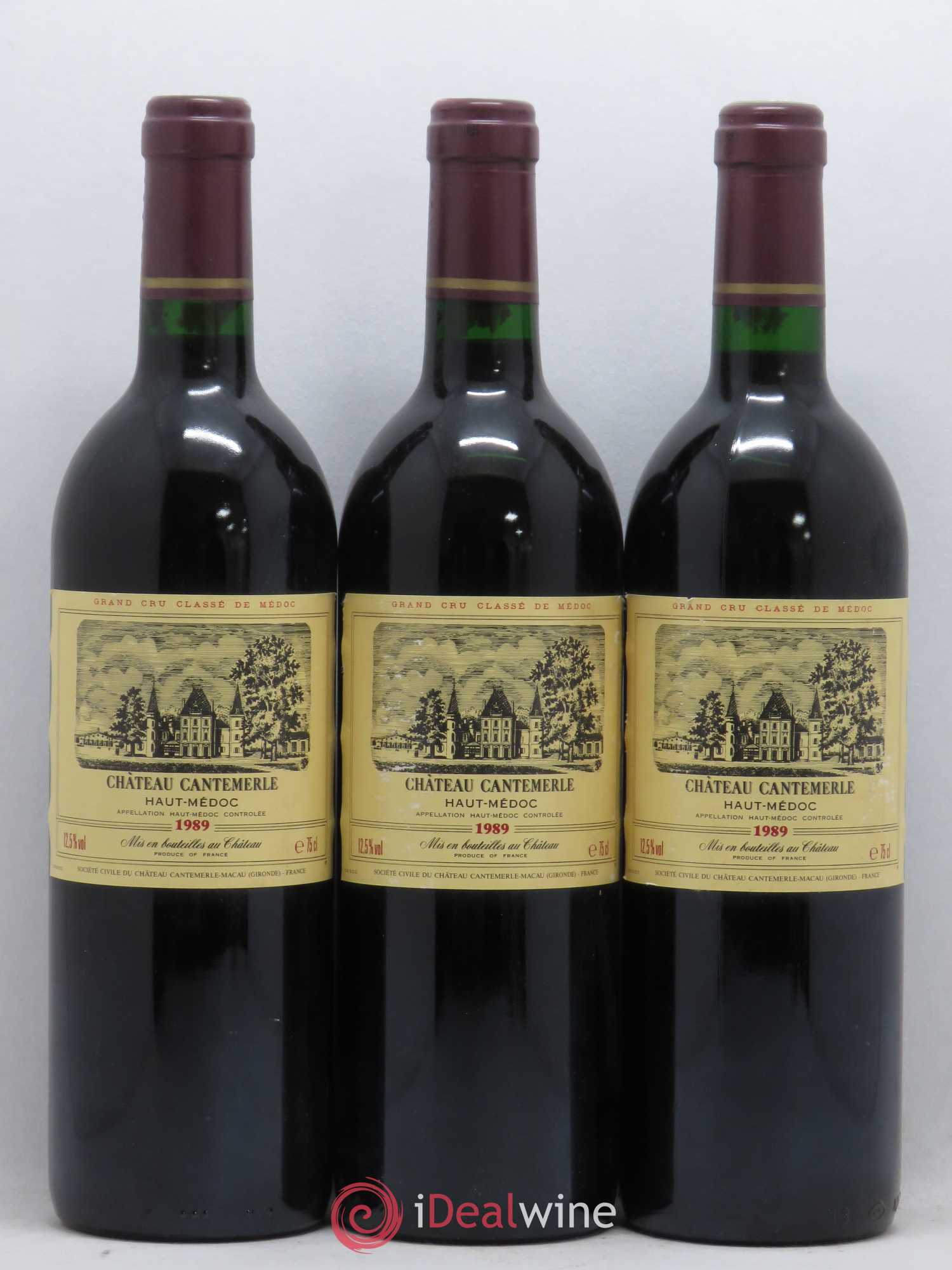 Château Cantemerle 5ème Grand Cru Classé 1989 - Lot de 12 bouteilles - 3