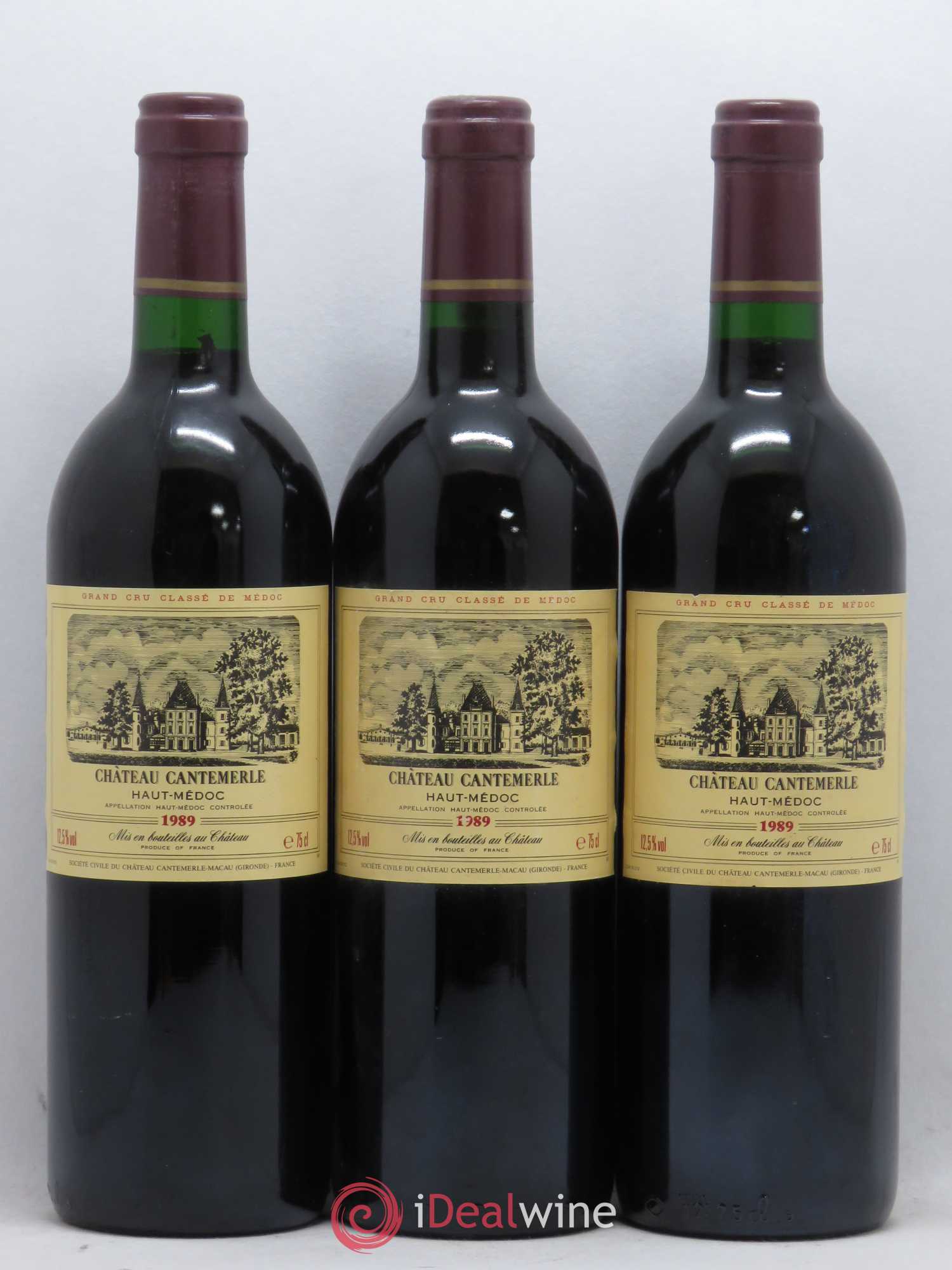 Château Cantemerle 5ème Grand Cru Classé 1989 - Lot de 12 bouteilles - 4