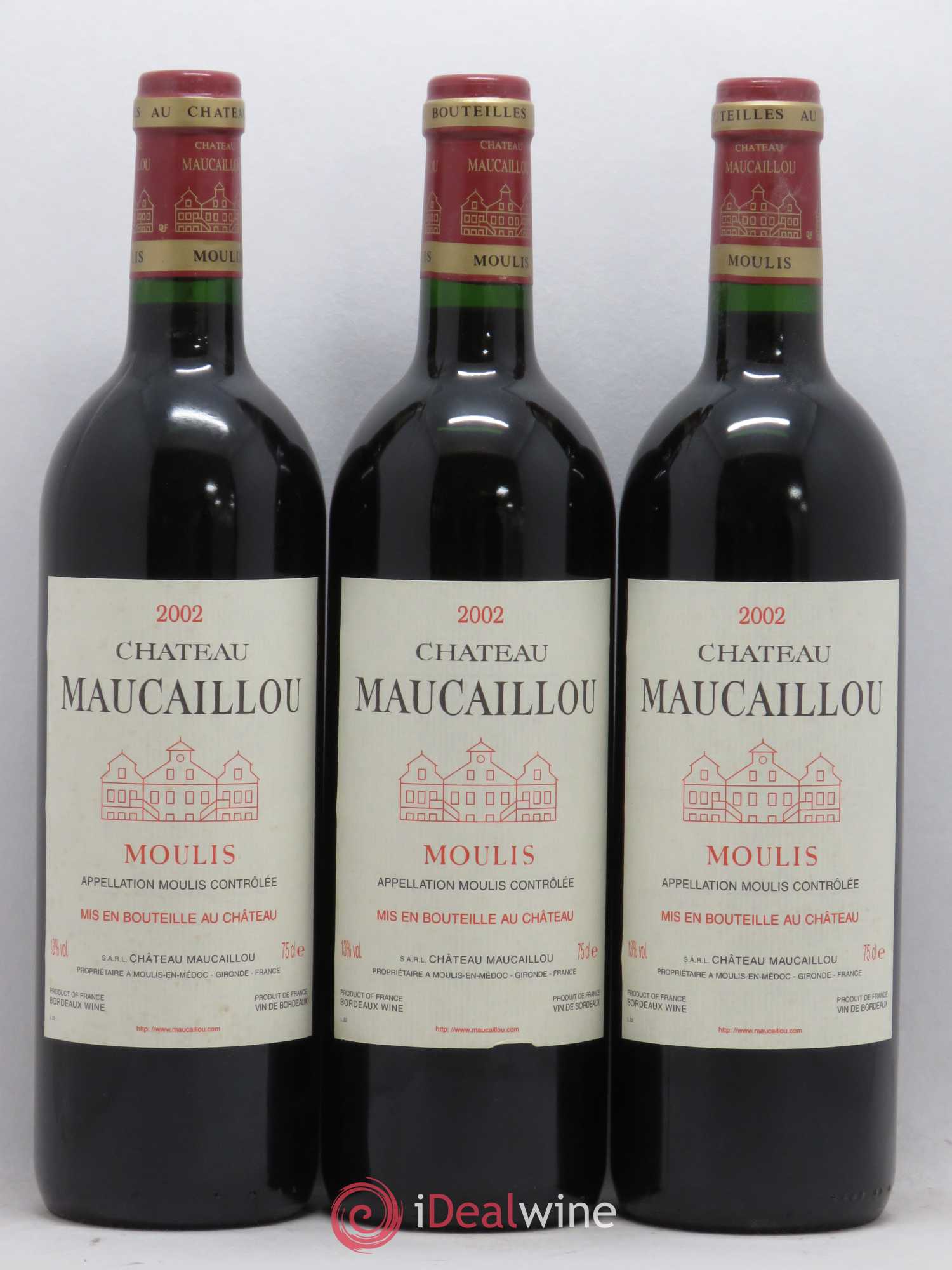 Château Maucaillou 2002 - Lot de 12 bouteilles - 1