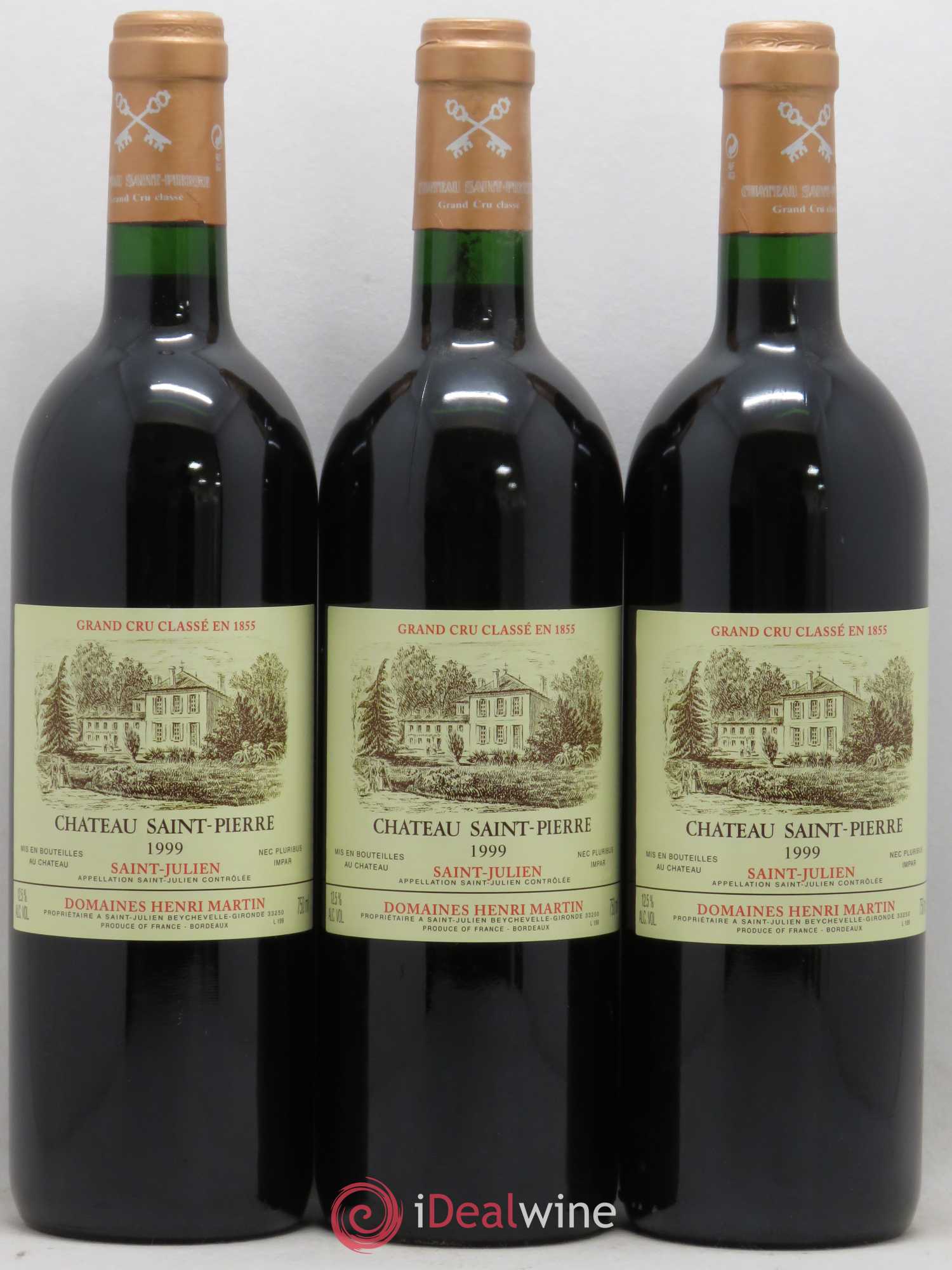 Château Saint-Pierre 4ème Grand Cru Classé 1999 - Lot de 12 bouteilles - 3