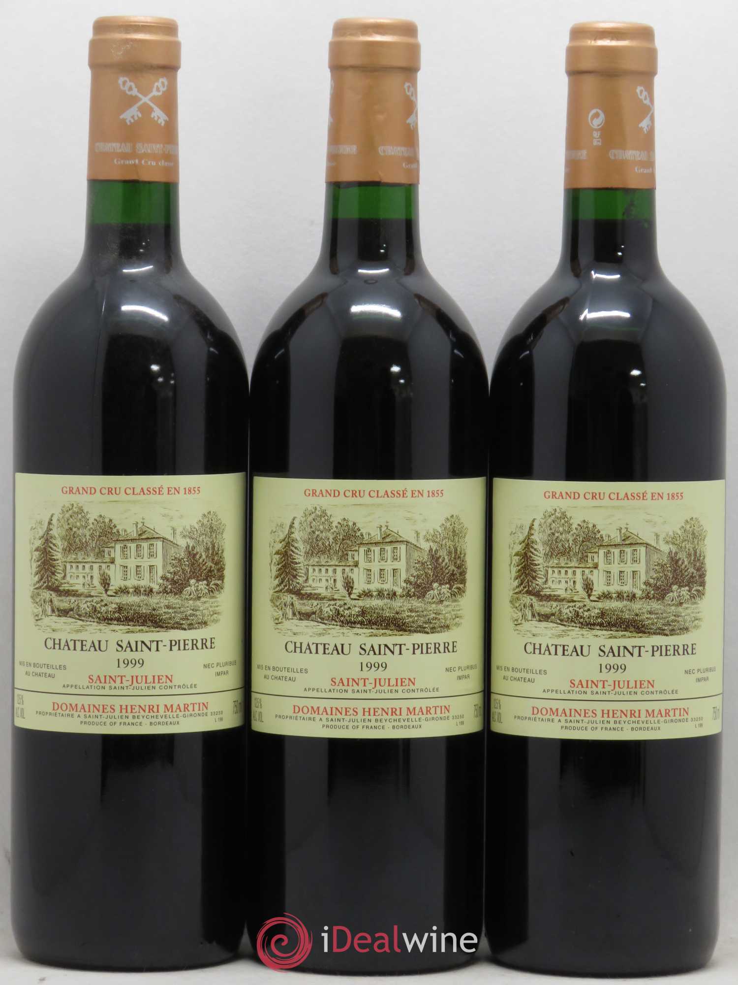 Château Saint-Pierre 4ème Grand Cru Classé 1999 - Lot de 12 bouteilles - 4