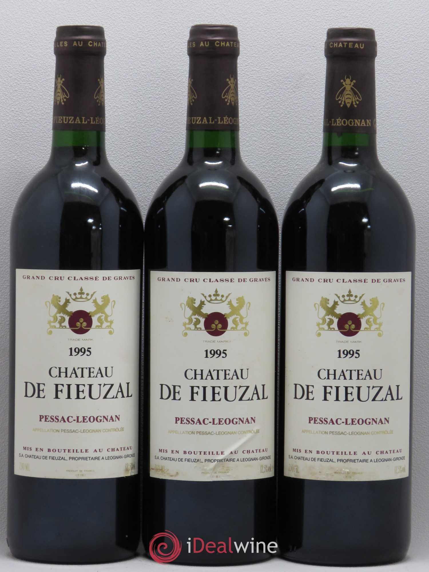 Château de Fieuzal Cru Classé de Graves 1995 - Lot de 12 bouteilles - 1