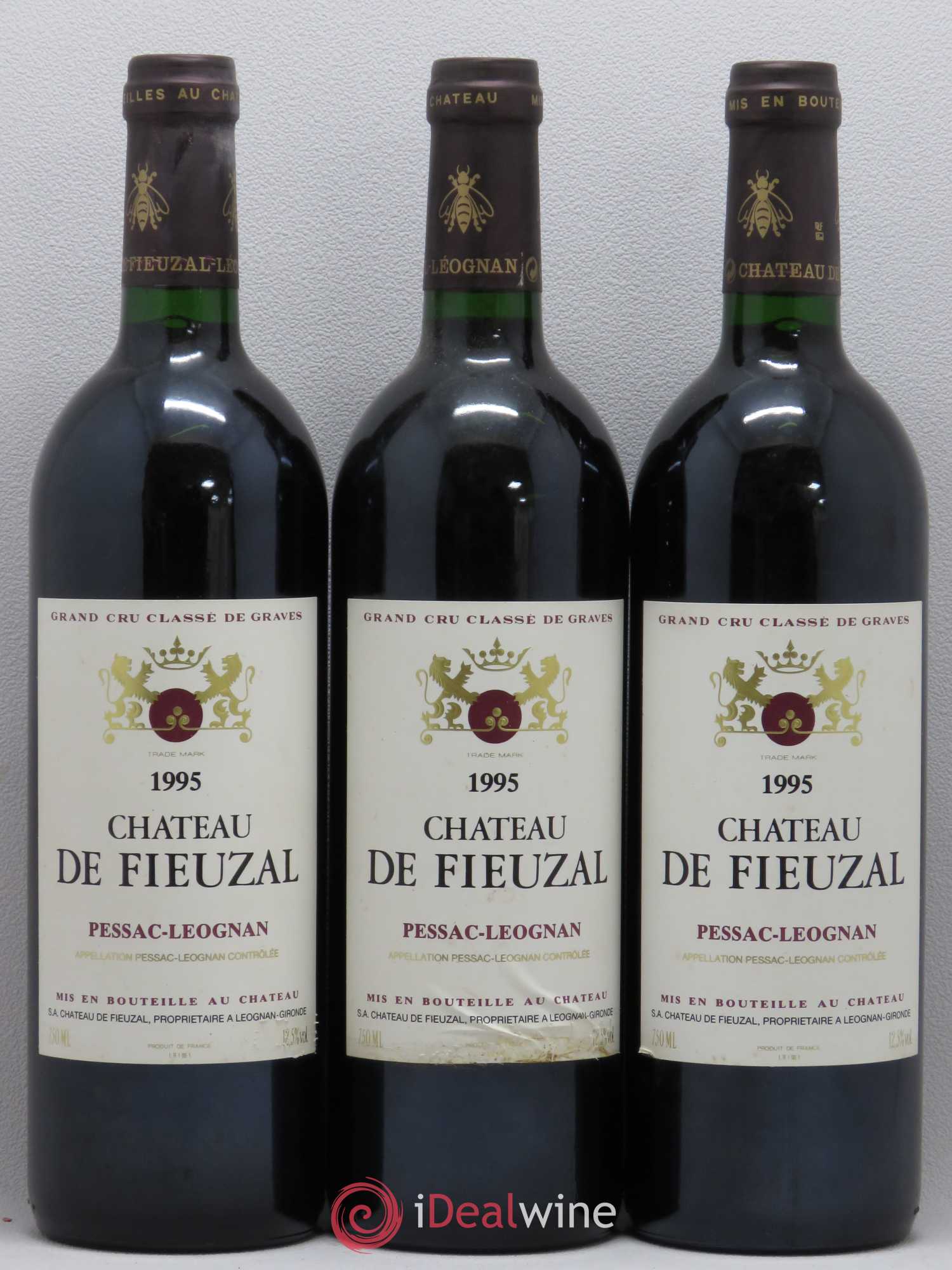 Château de Fieuzal Cru Classé de Graves 1995 - Lot de 12 bouteilles - 2