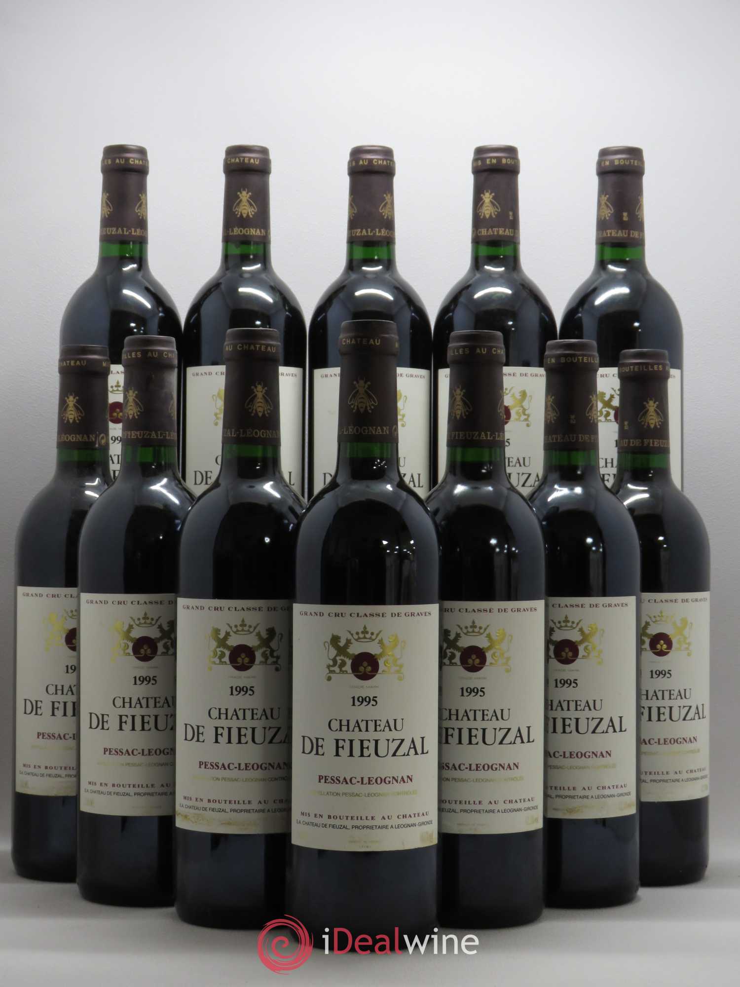 Château de Fieuzal Cru Classé de Graves 1995 - Lot de 12 bouteilles - 0