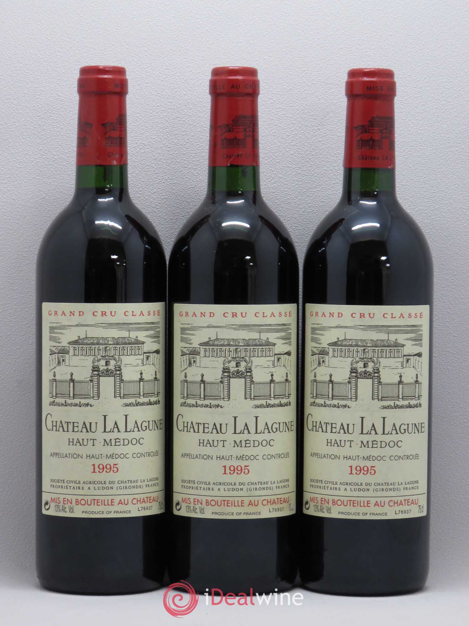Château la Lagune 3ème Grand Cru Classé 1995 - Lot de 12 bouteilles - 3