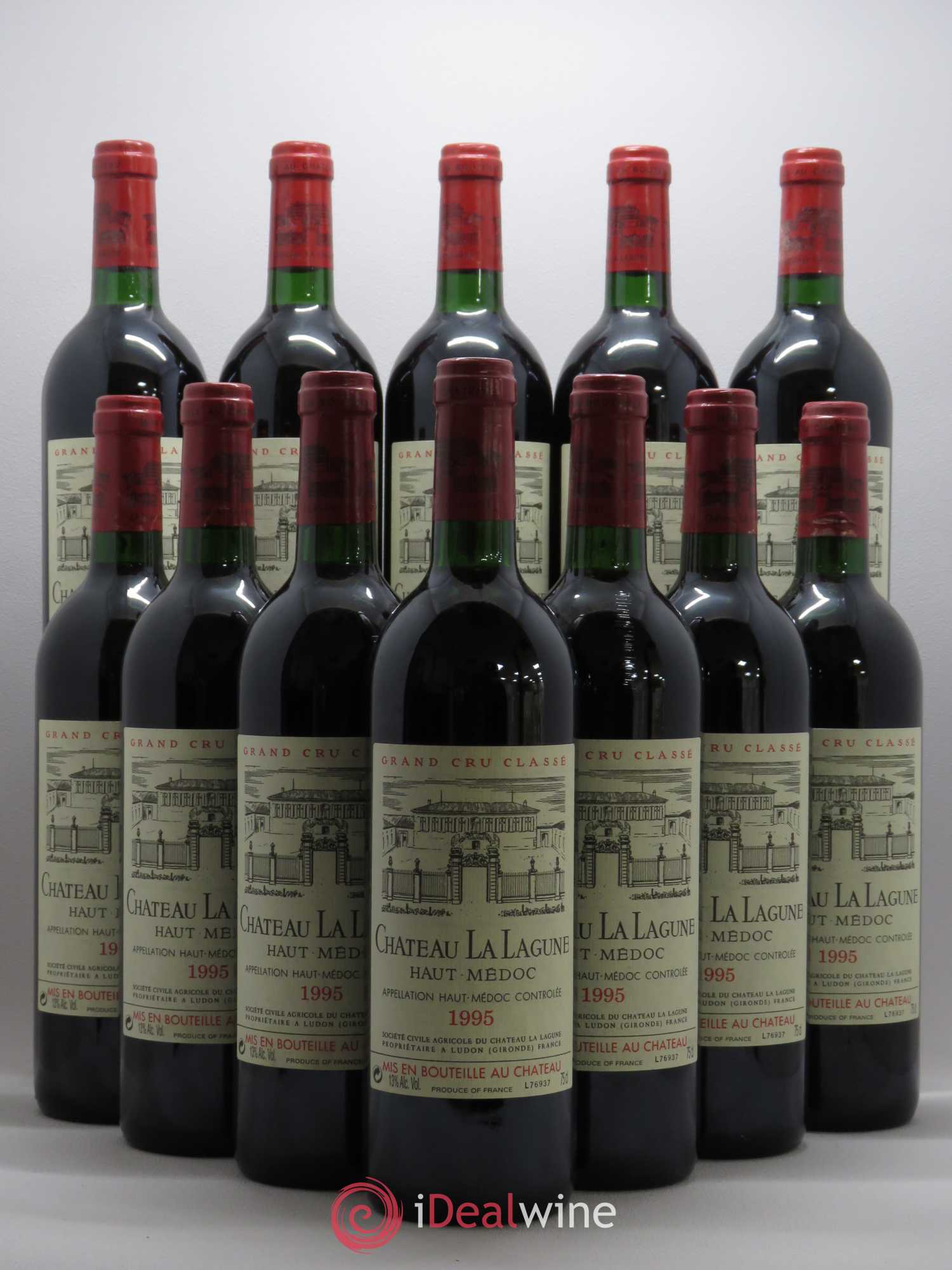 Château la Lagune 3ème Grand Cru Classé 1995 - Lot de 12 bouteilles - 0