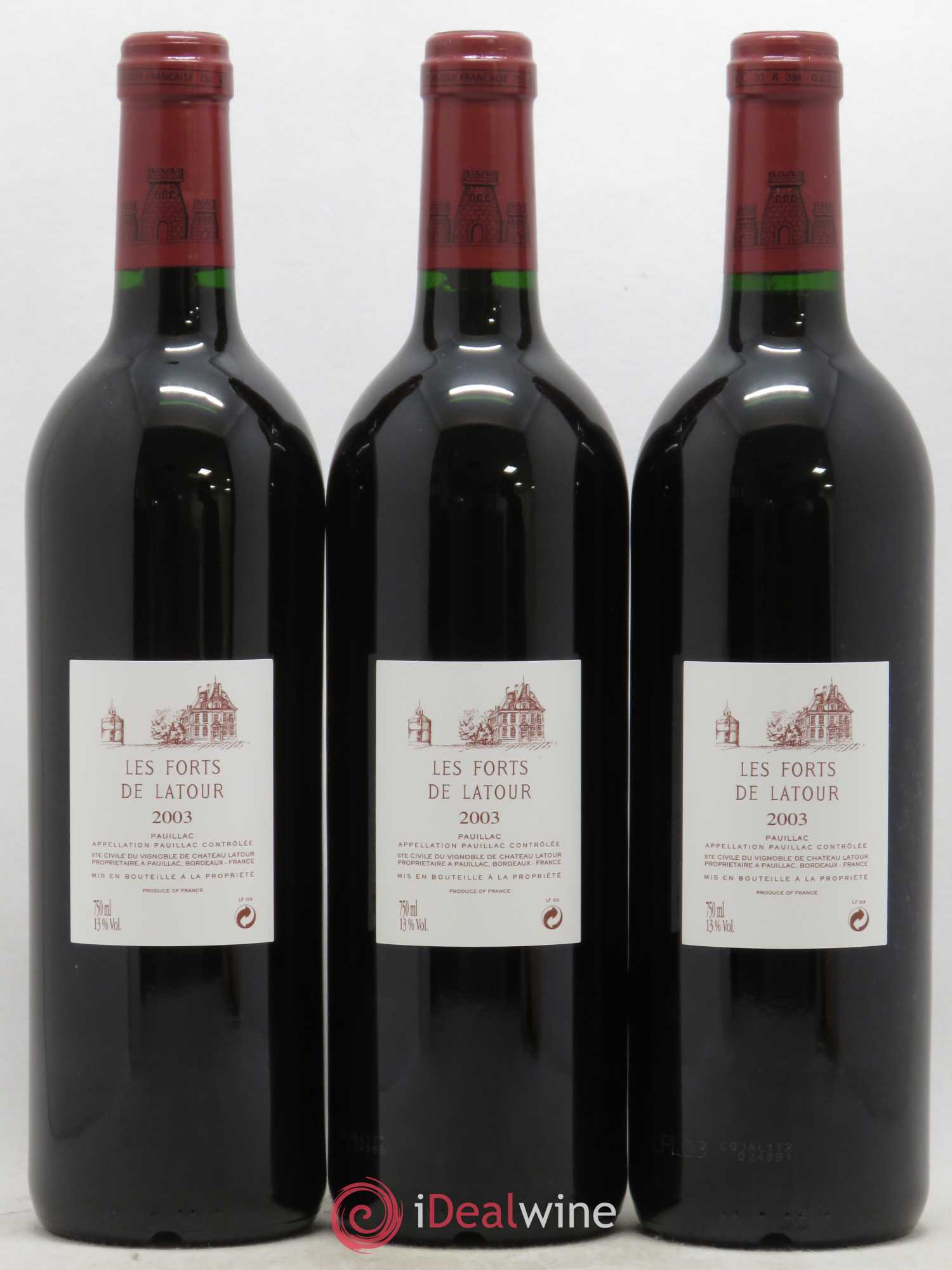 Les Forts de Latour Second Vin 2003 - Lot de 6 bouteilles - 2