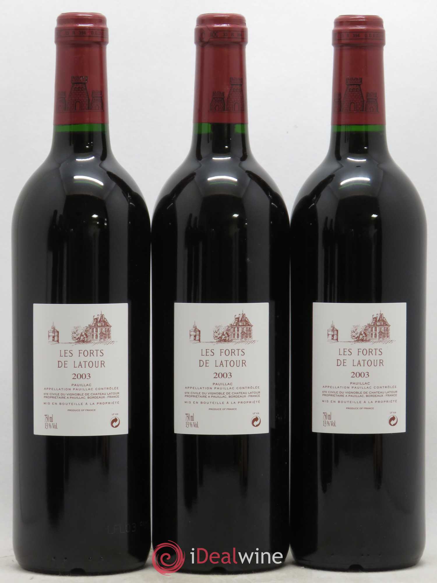 Les Forts de Latour Second Vin 2003 - Lot de 6 bouteilles - 4