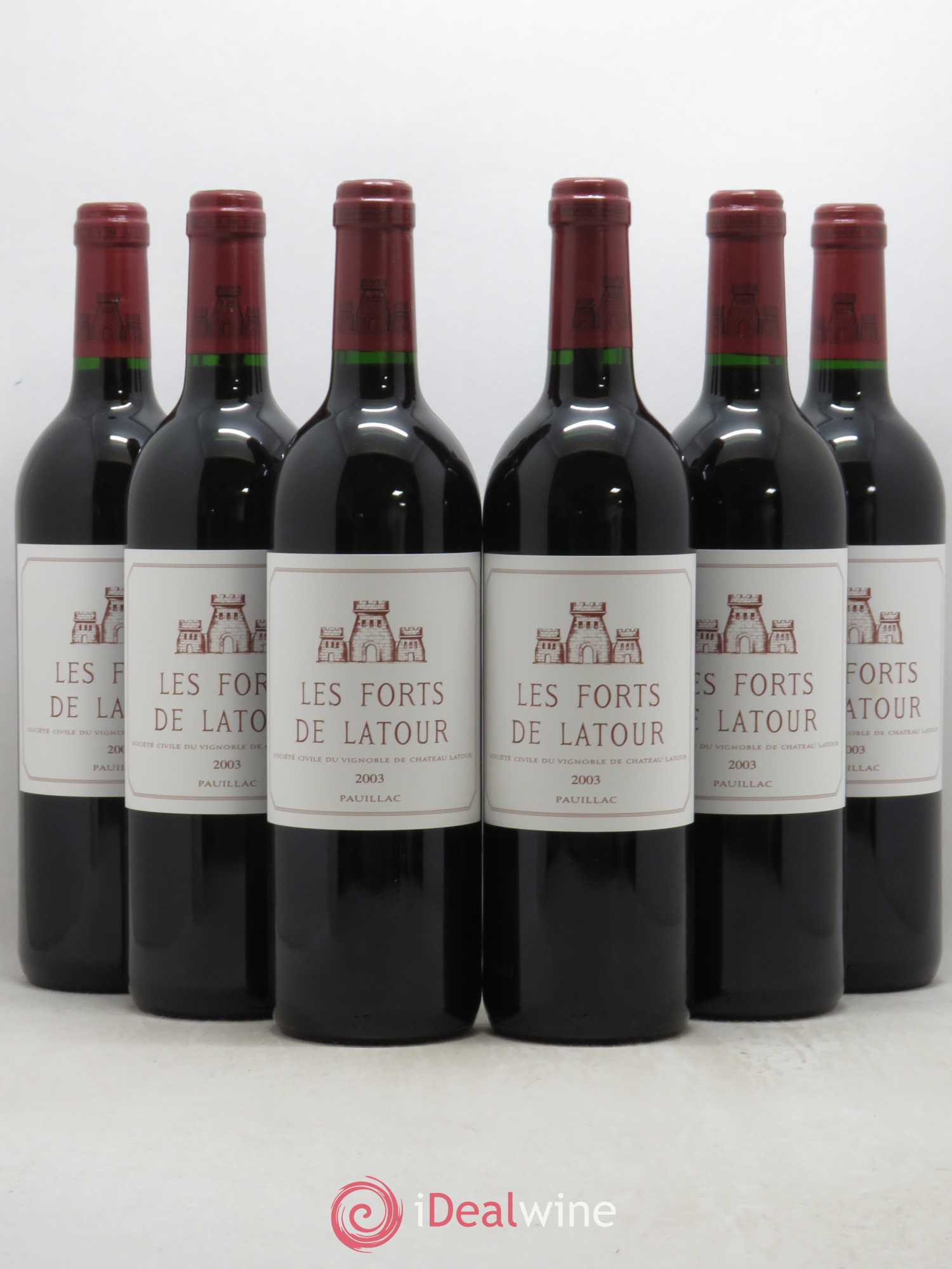 Les Forts de Latour Second Vin 2003 - Lot de 6 bouteilles - 0