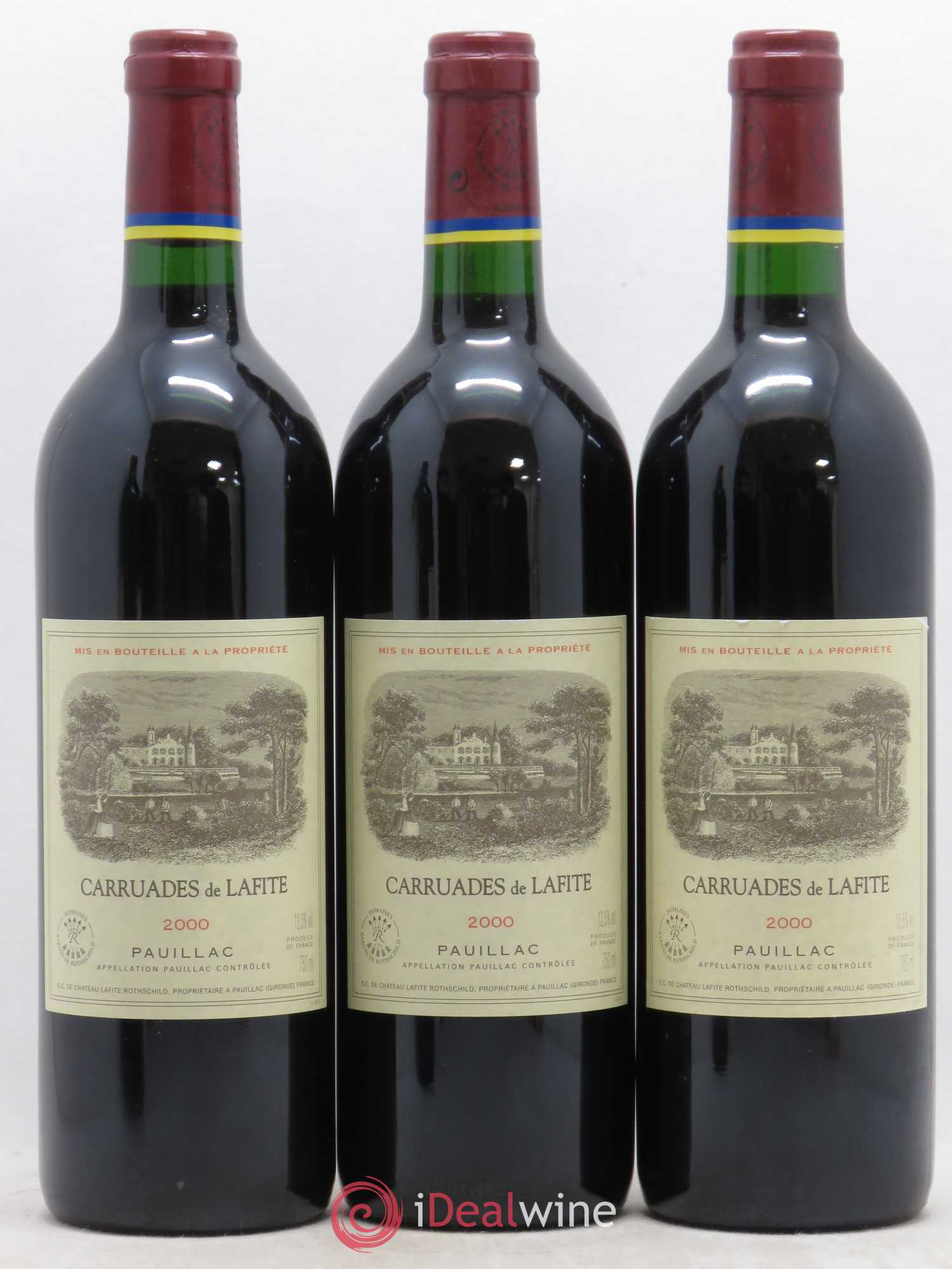 Carruades de Lafite Rothschild Second Vin 2000 - Lot de 12 bouteilles - 1