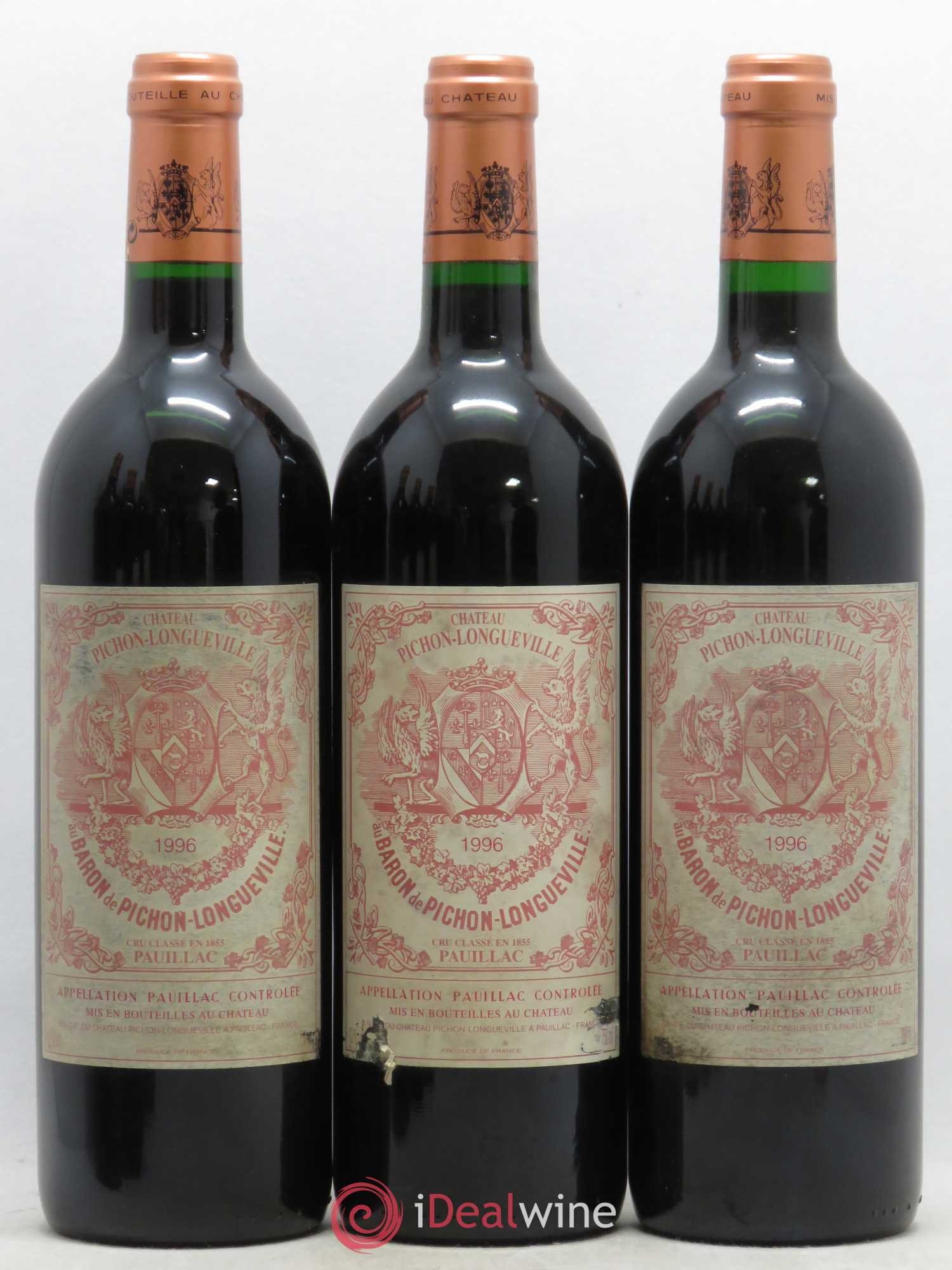 Pichon Longueville Baron 2ème Grand Cru Classé 1996 - Lot de 12 bouteilles - 4