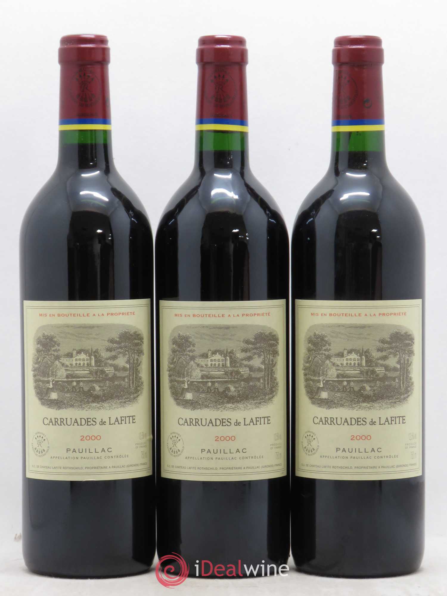 Carruades de Lafite Rothschild Second Vin 2000 - Lot de 12 bouteilles - 1
