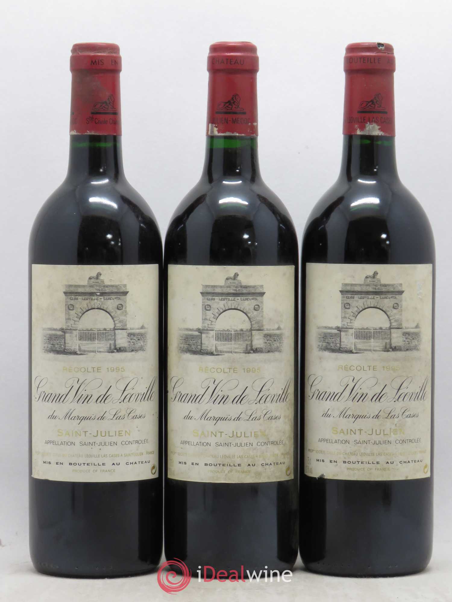 Château Léoville Las Cases 2ème Grand Cru Classé 1995 - Lotto di 6 bottiglie - 1