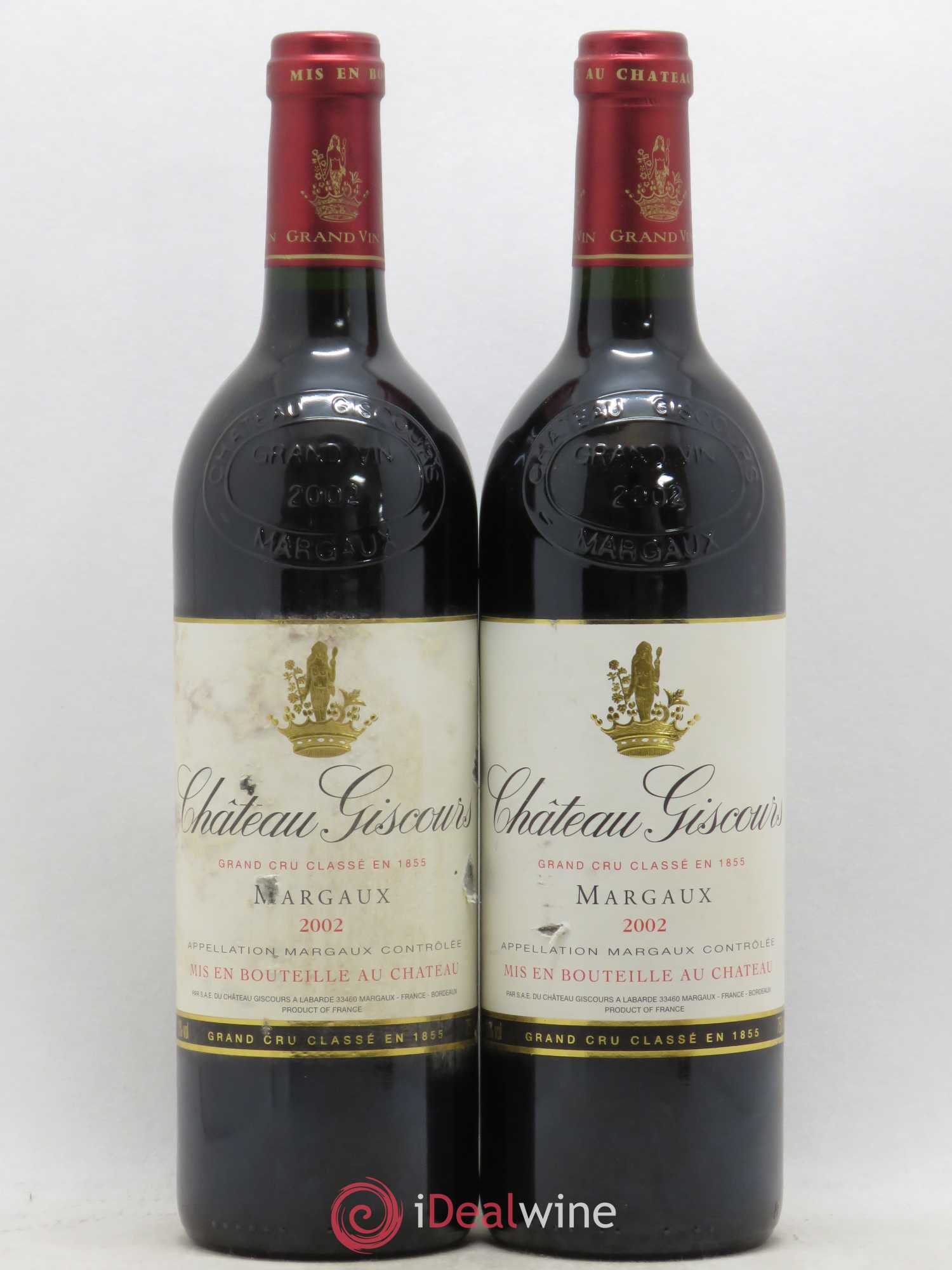 Château Giscours 3ème Grand Cru Classé 2002 - Lot de 2 bouteilles - 0