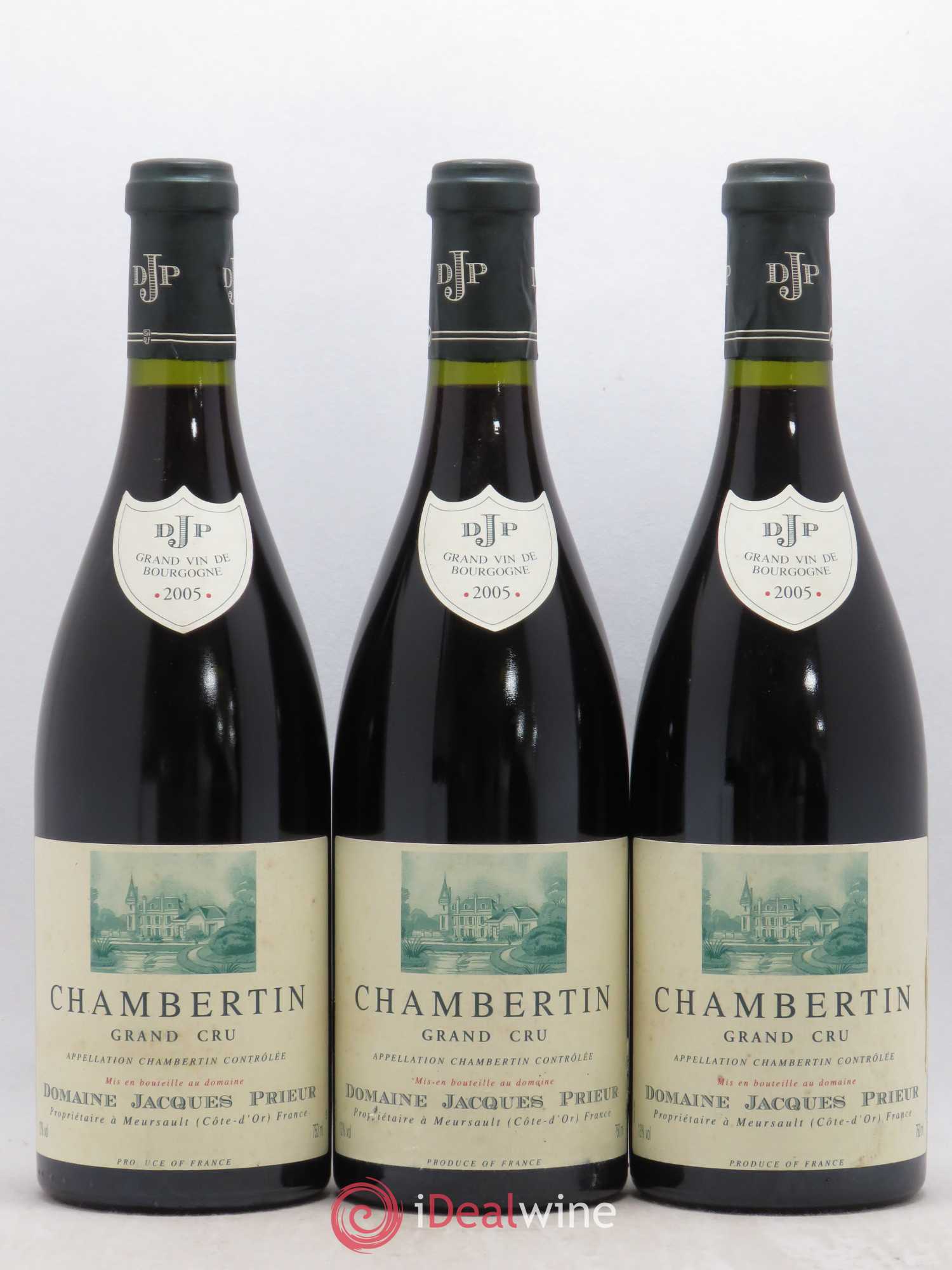Chambertin Grand Cru Jacques Prieur (Domaine) 2005 - Lot de 3 bouteilles - 0