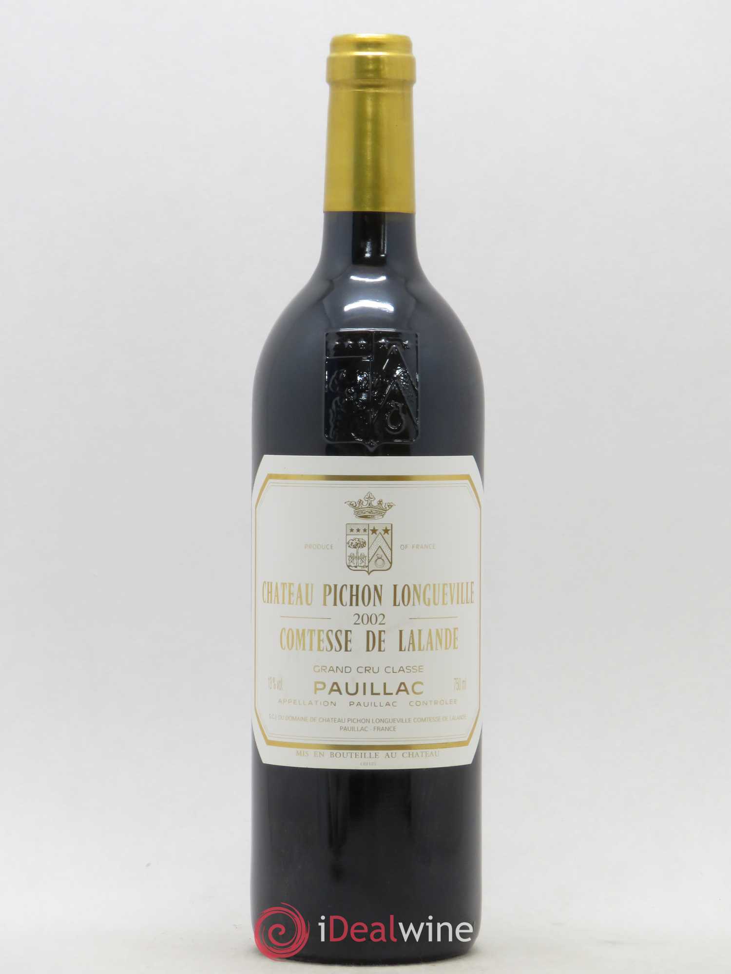 Château Pichon Longueville Comtesse de Lalande 2ème Grand Cru Classé 2002 - Lot de 1 bouteille - 0