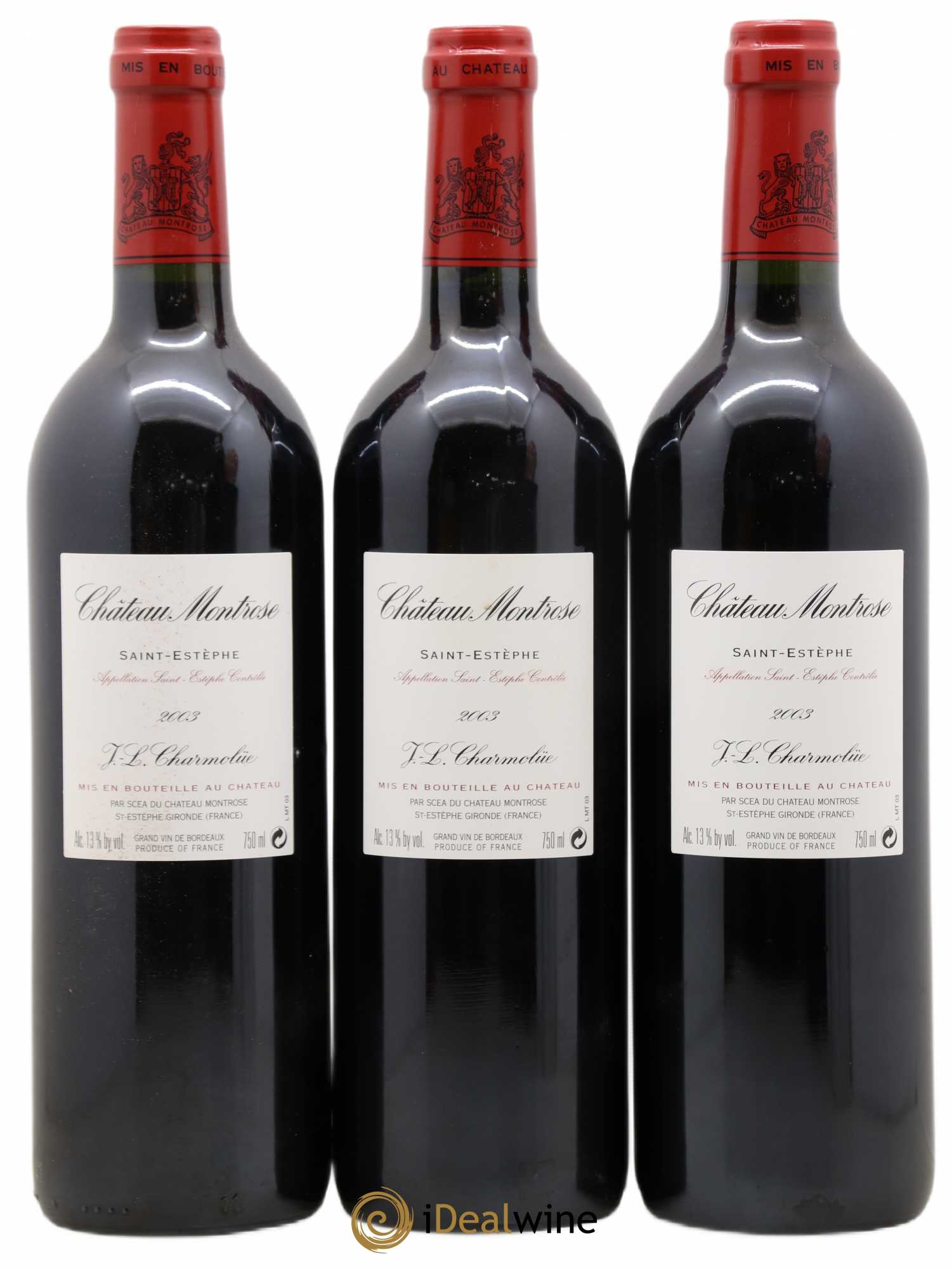 Château Montrose 2ème Grand Cru Classé 2003 - Lot de 12 bouteilles - 8
