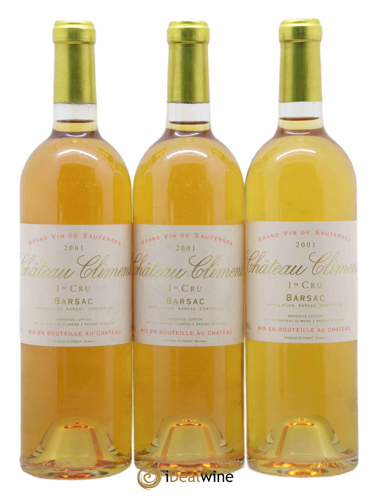 Château Climens 1er Grand Cru Classé 2001 - Lotto di 6 bottiglie - 1