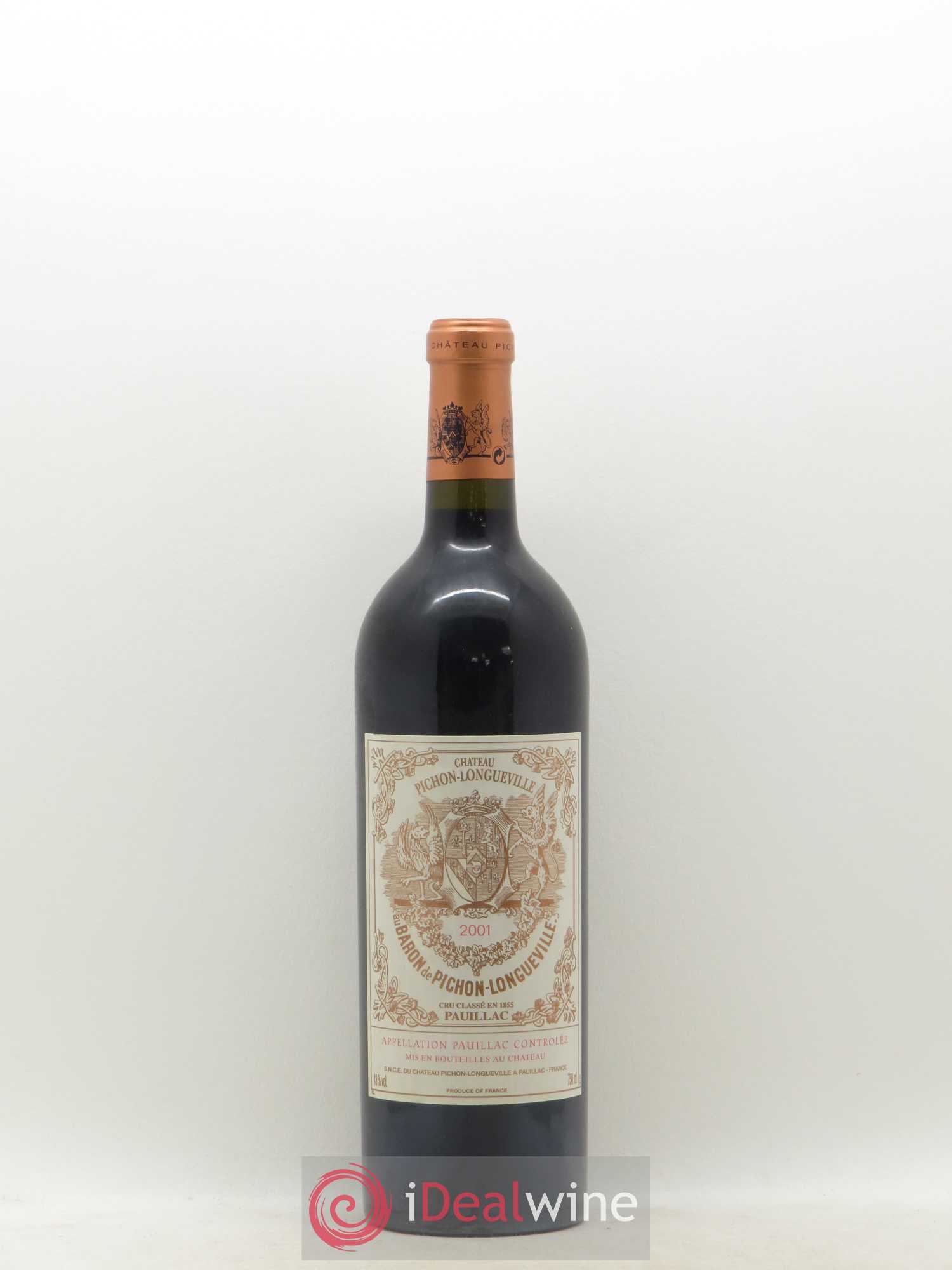 Pichon Longueville Baron 2ème Grand Cru Classé 2001 - Lot de 1 bouteille - 0