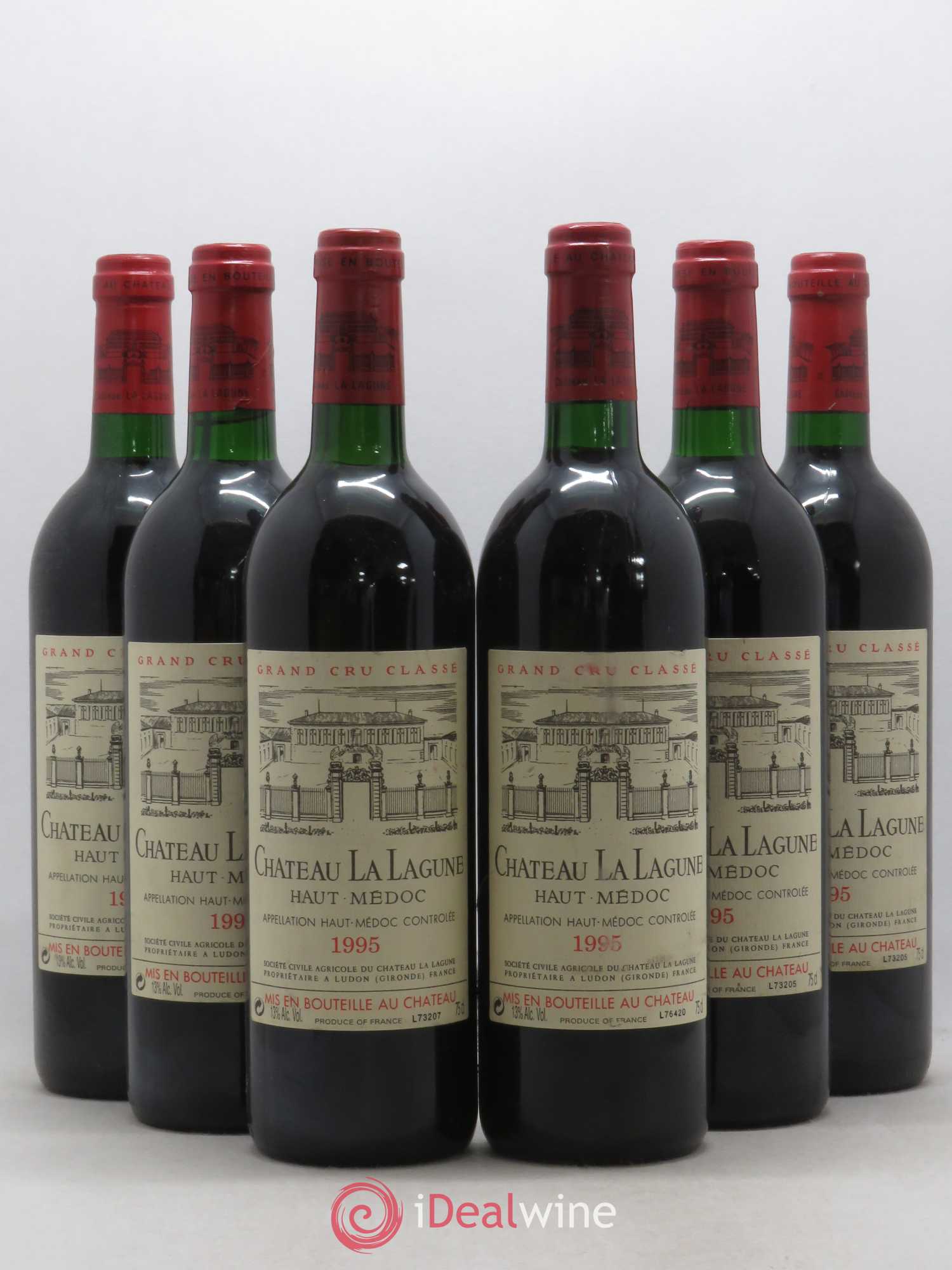 Château la Lagune 3ème Grand Cru Classé 1995 - Lot de 6 bouteilles - 0