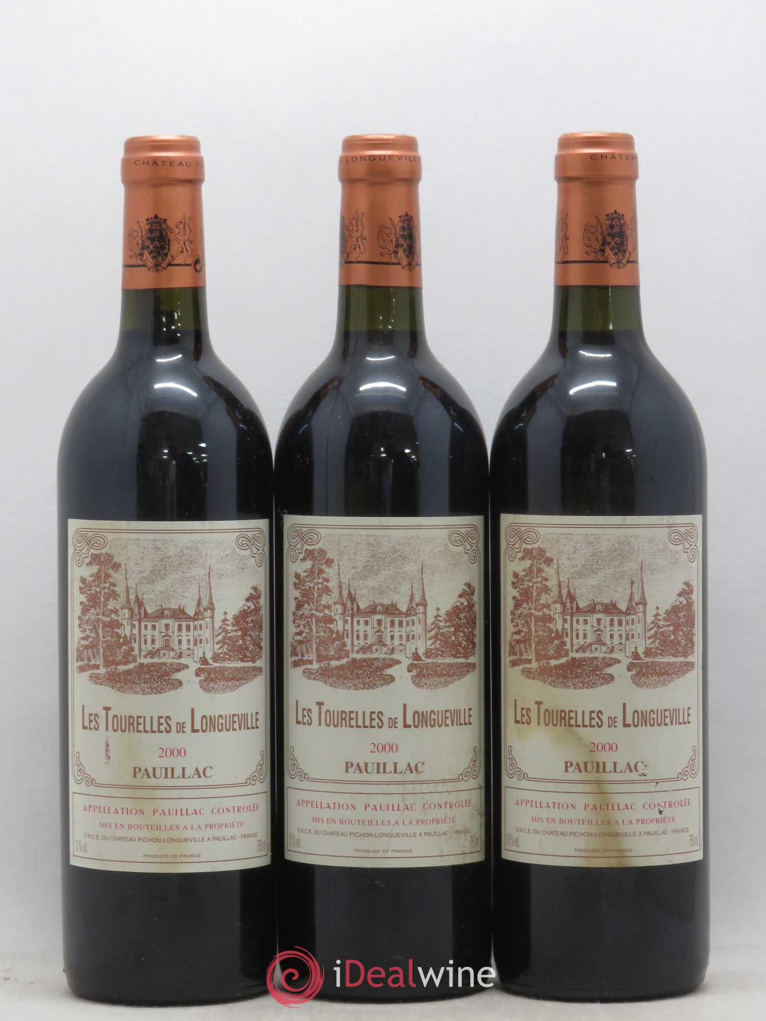 Les Tourelles de Longueville Second Vin 2000 - Lot de 6 bouteilles - 1