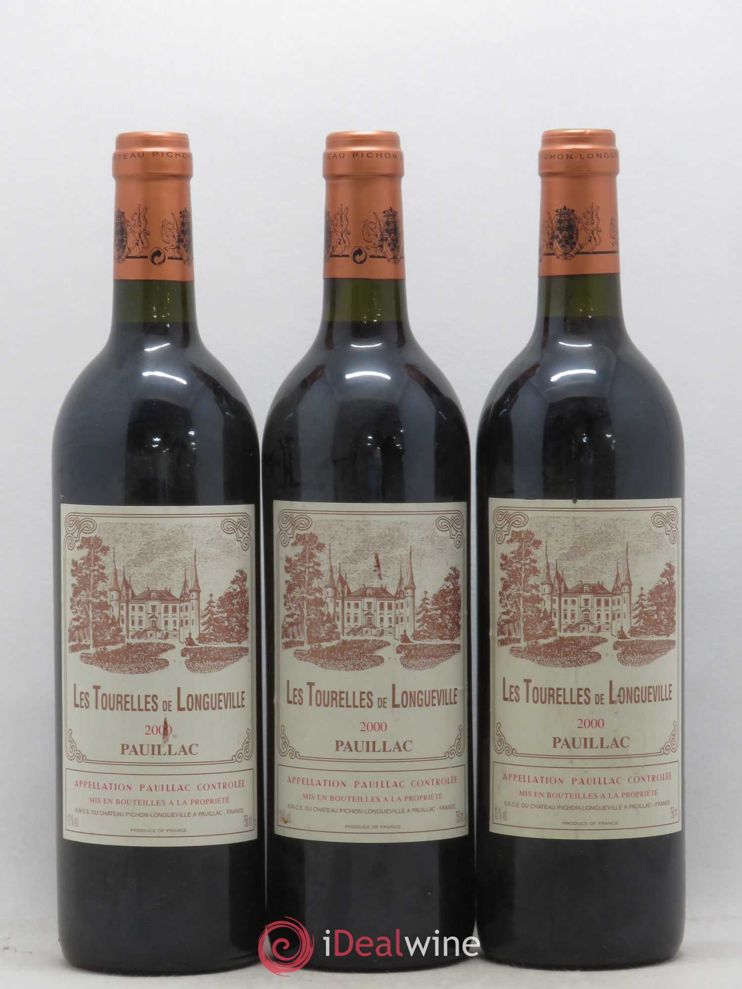 Les Tourelles de Longueville Second Vin 2000 - Lot de 6 bouteilles - 2