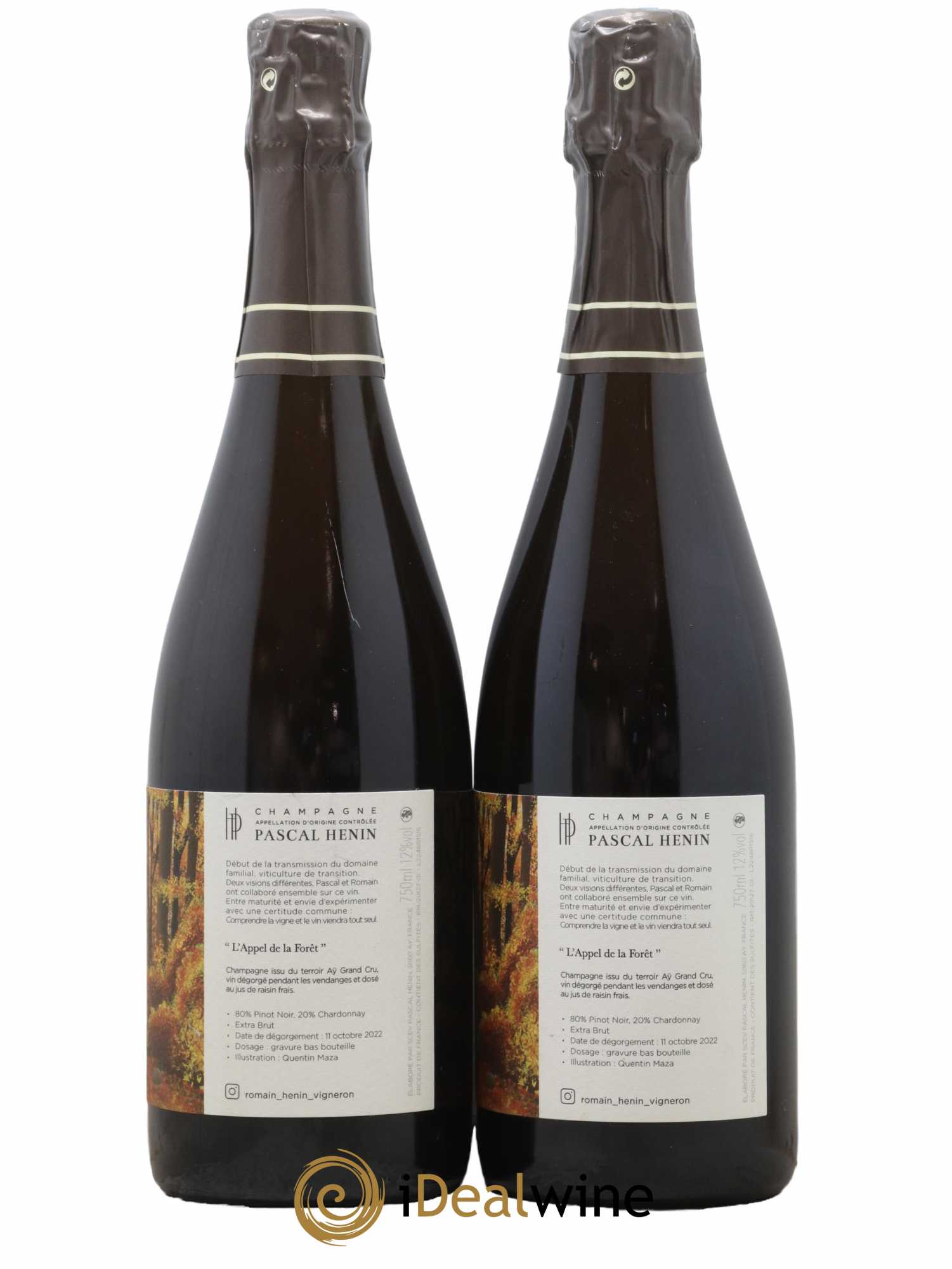 L'Appel de la Fôret Romain Henin - Lot de 2 bouteilles - 1