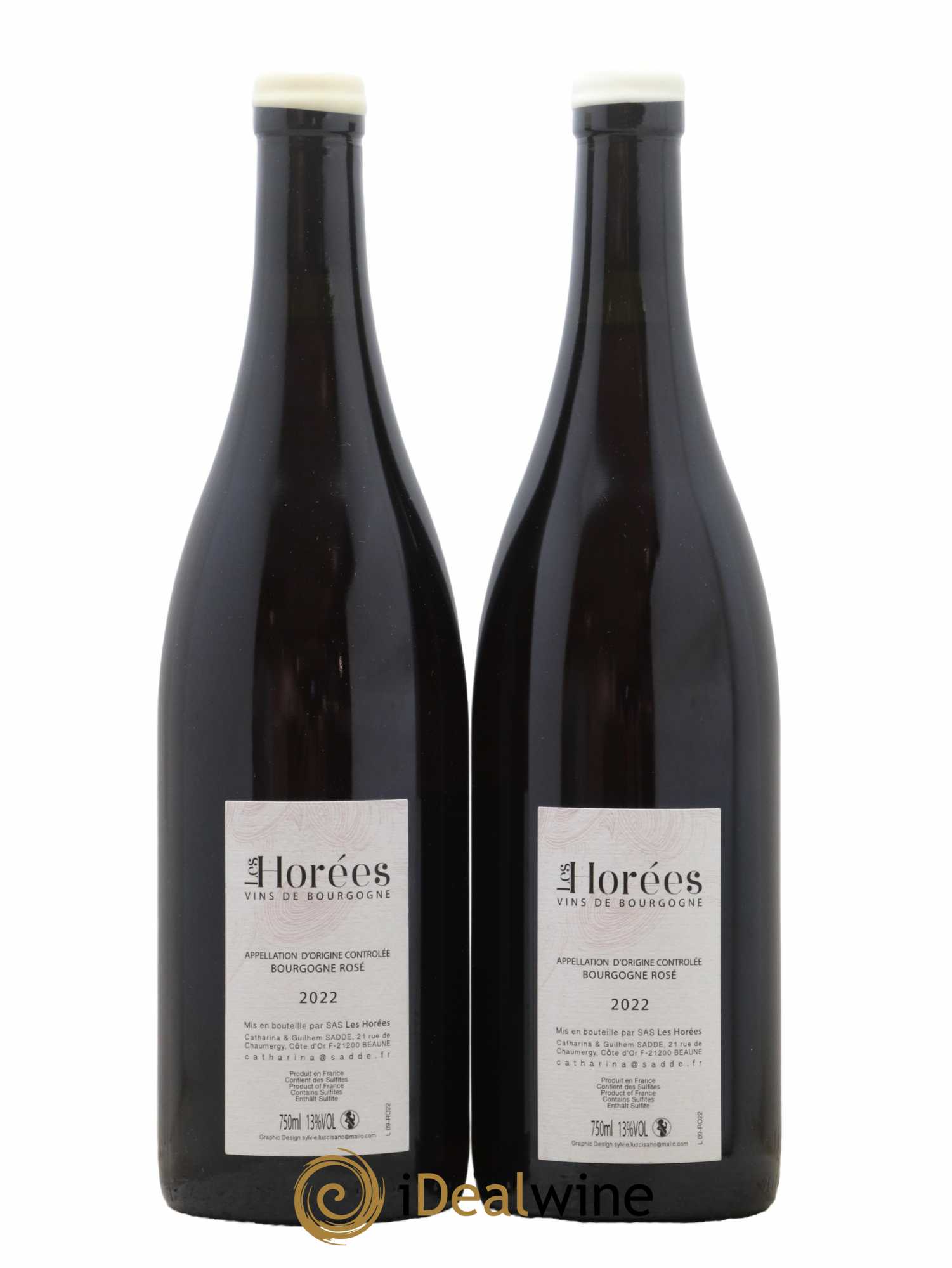 Bourgogne Rosé Bonheur Les Horées 2022 - Lot de 2 bouteilles - 1