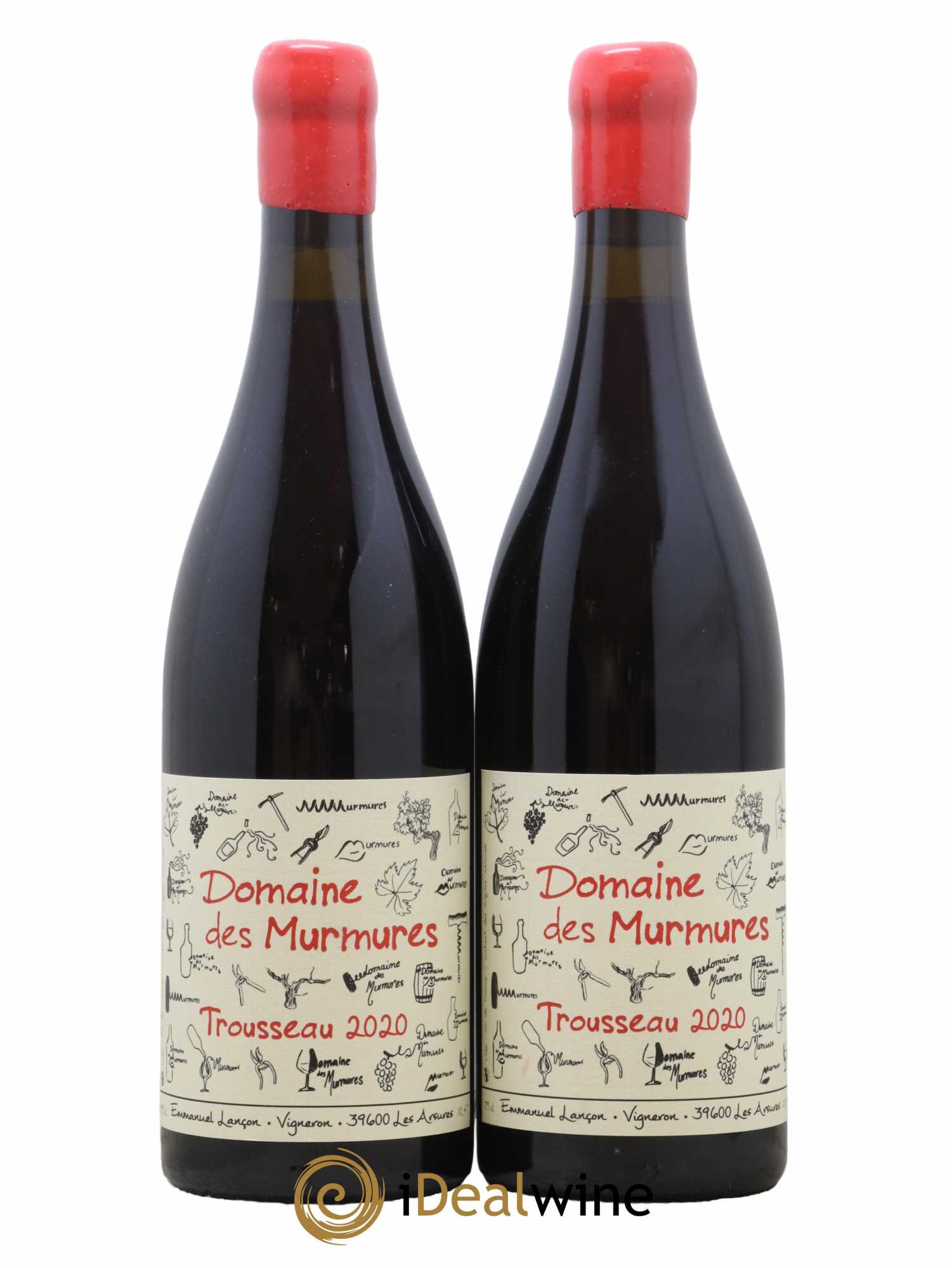 Vin de France Trousseau Murmures (Domaine des) - Emmanuel Lançon 2020 - Lot de 2 bouteilles - 0